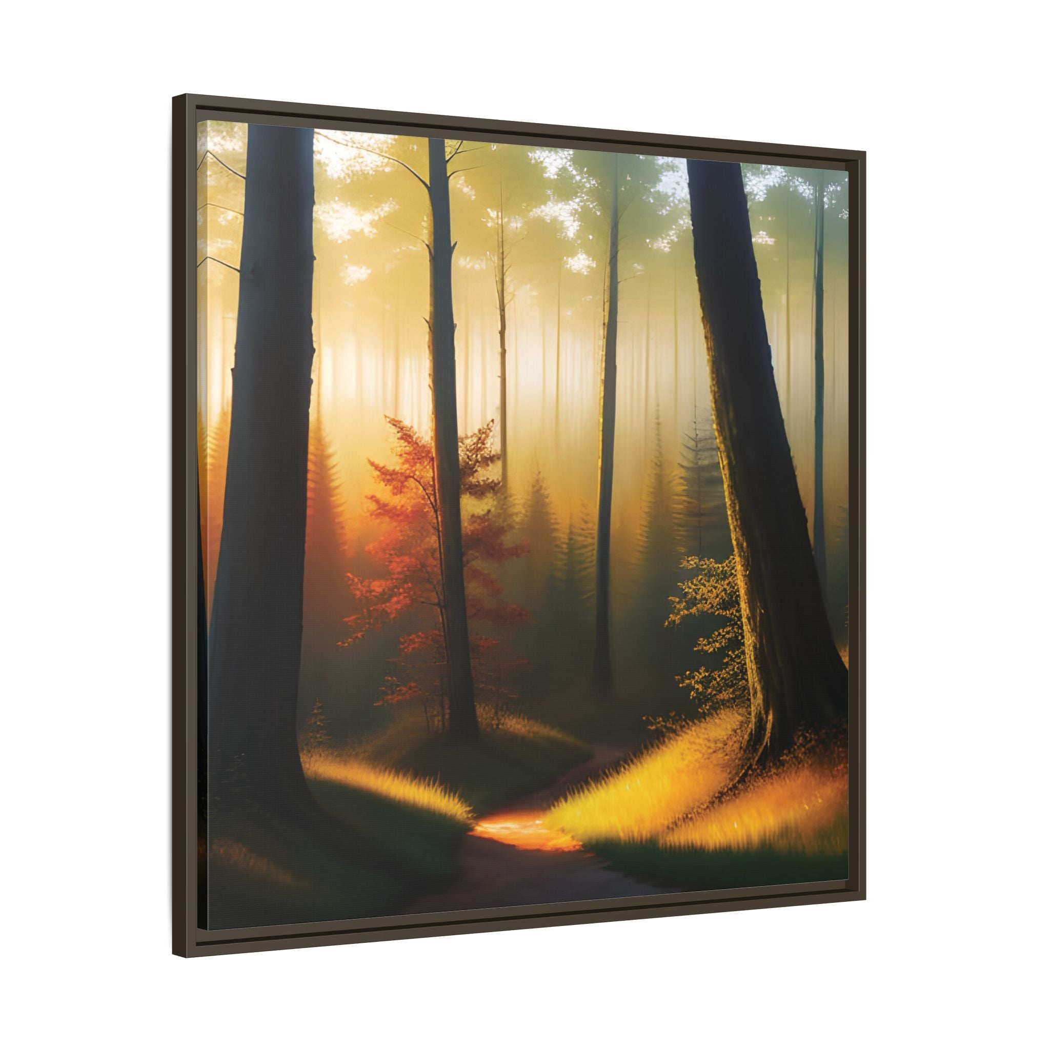 Wall Art Print - Misty Forest Sunrise