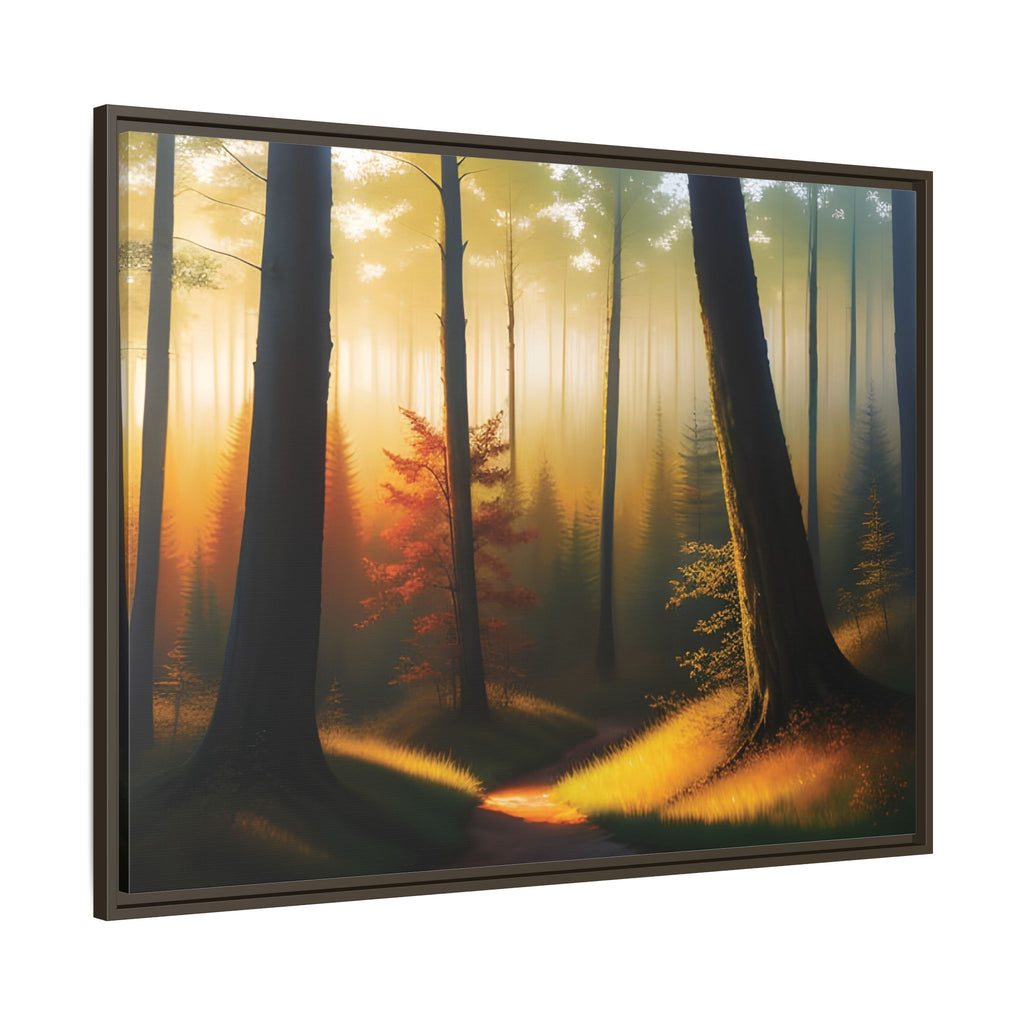 Wall Art Print - Misty Forest Sunrise