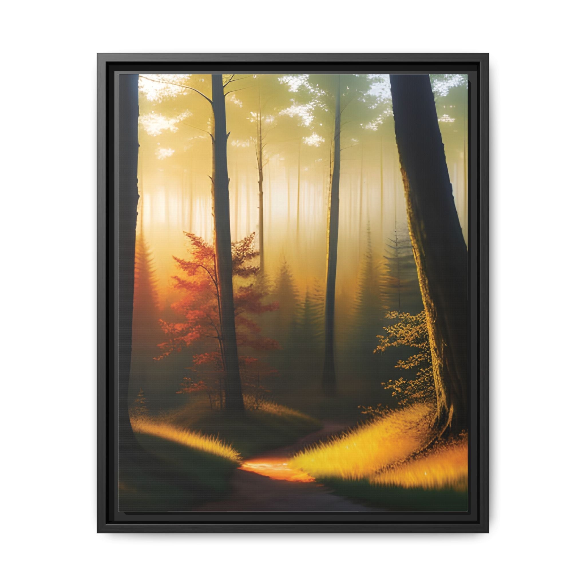 Wall Art Print - Misty Forest Sunrise
