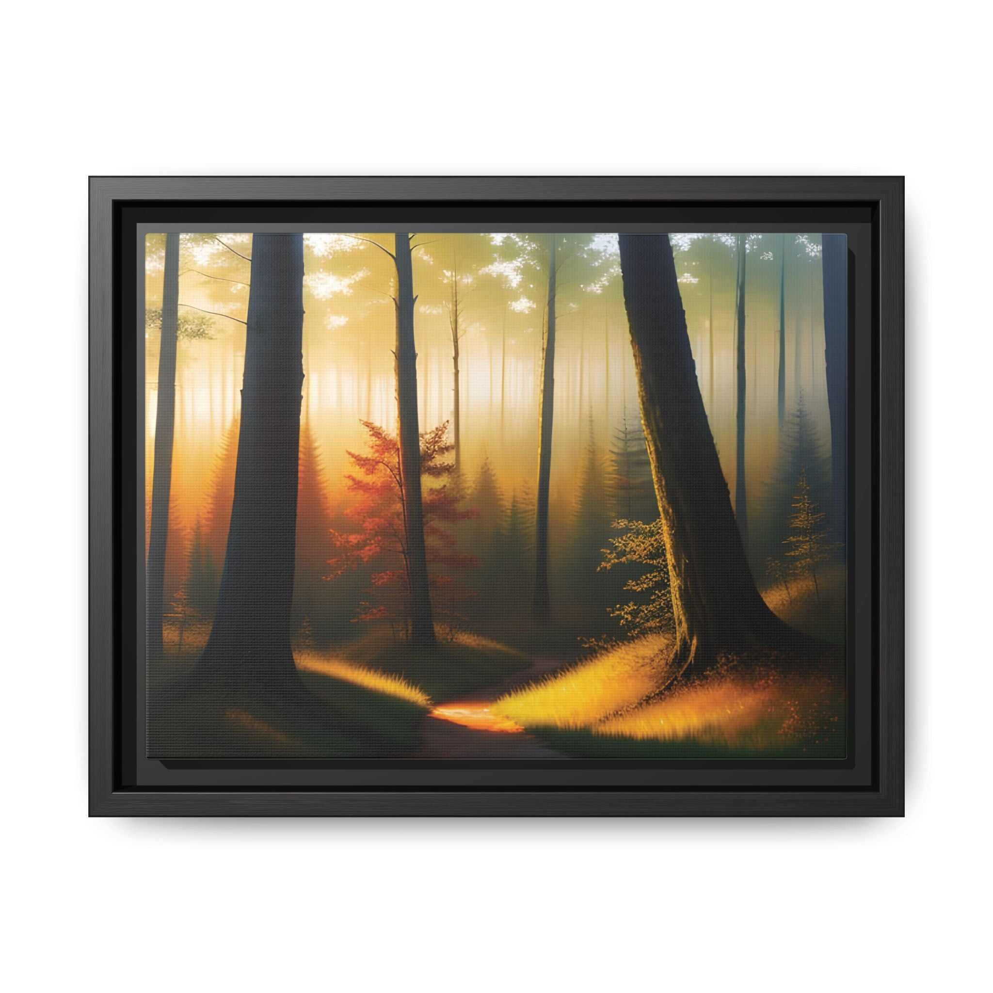 Wall Art Print - Misty Forest Sunrise