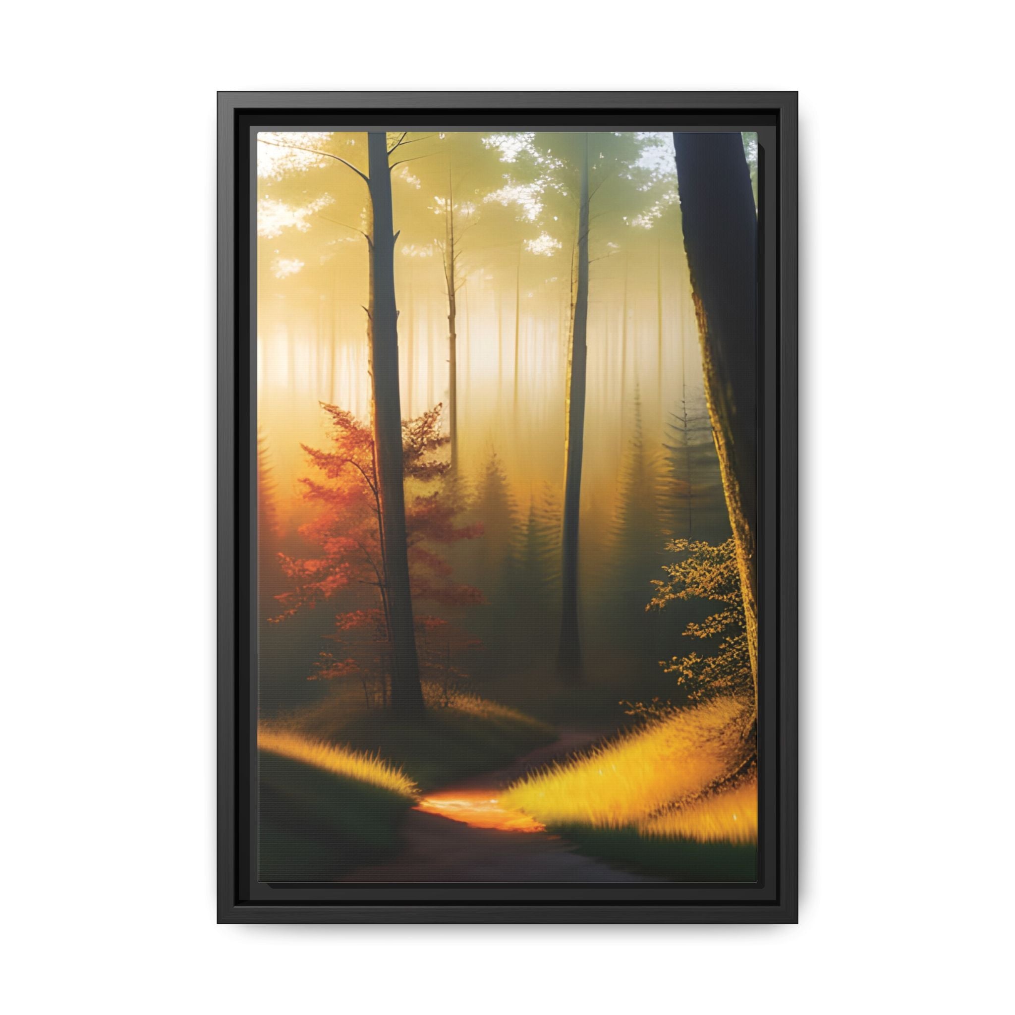 Wall Art Print - Misty Forest Sunrise