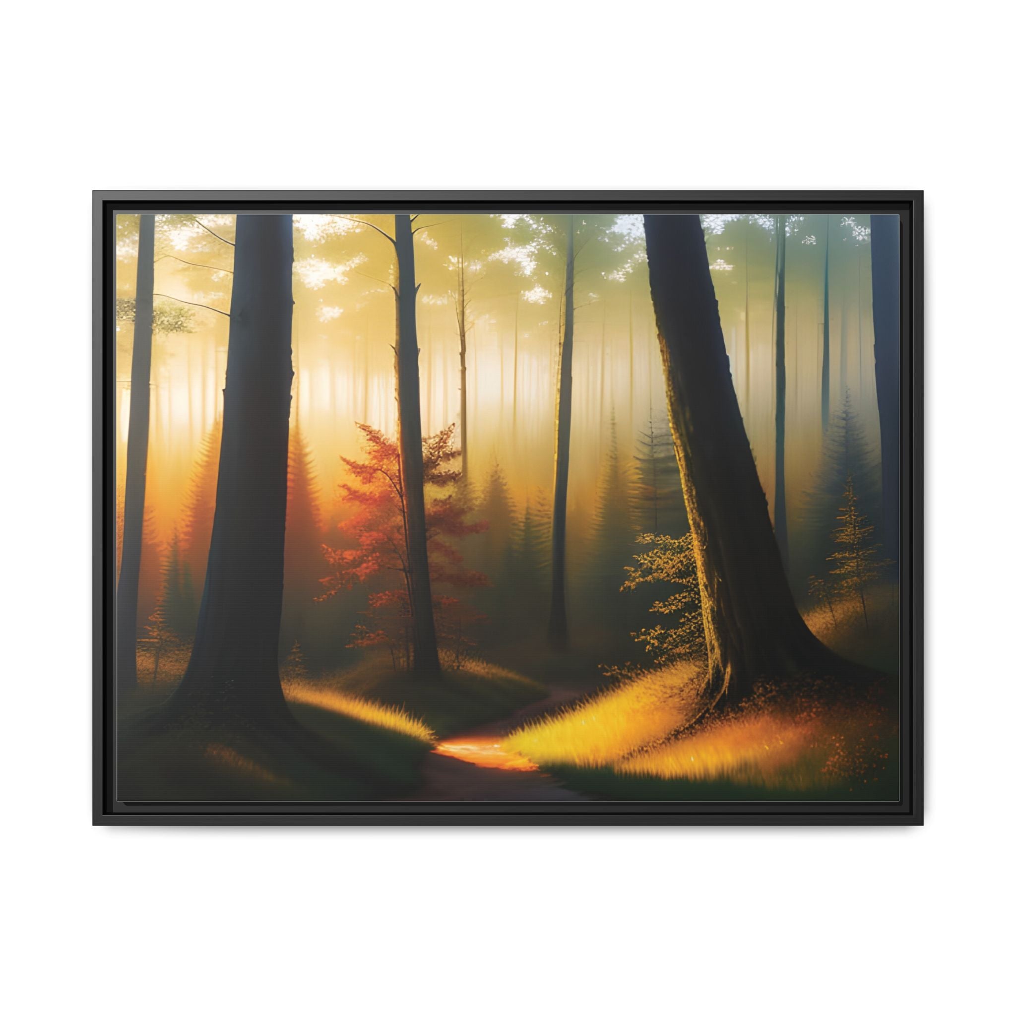Wall Art Print - Misty Forest Sunrise