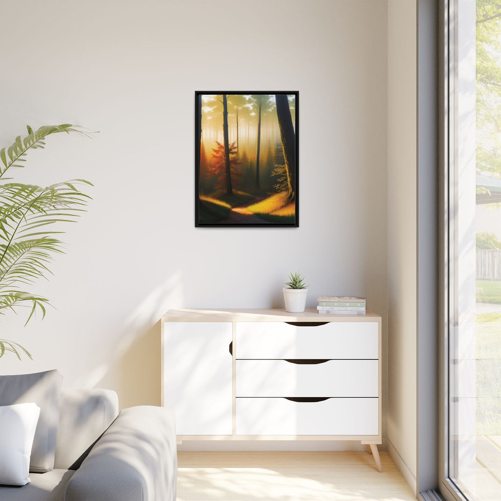 Wall Art Print - Misty Forest Sunrise