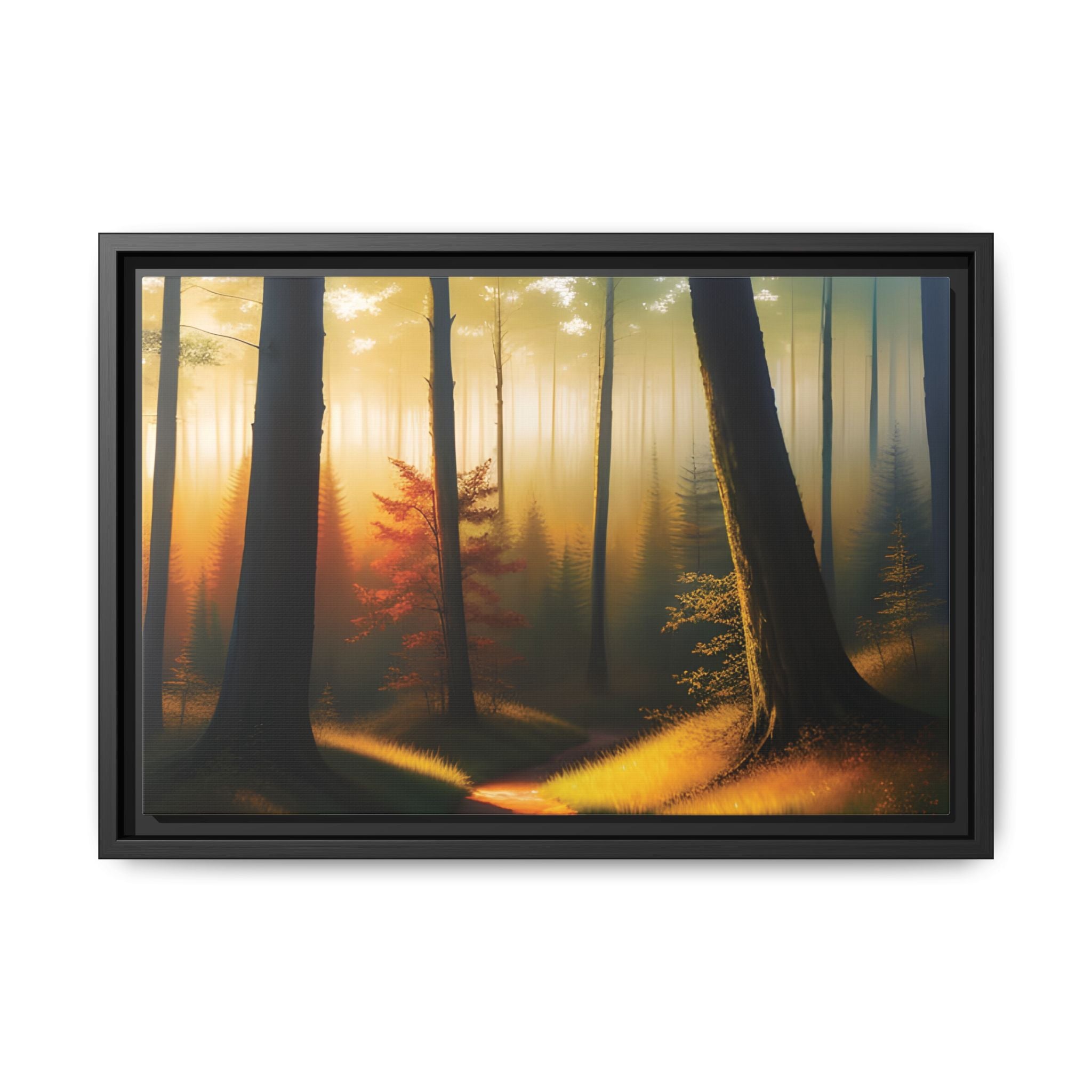 Wall Art Print - Misty Forest Sunrise