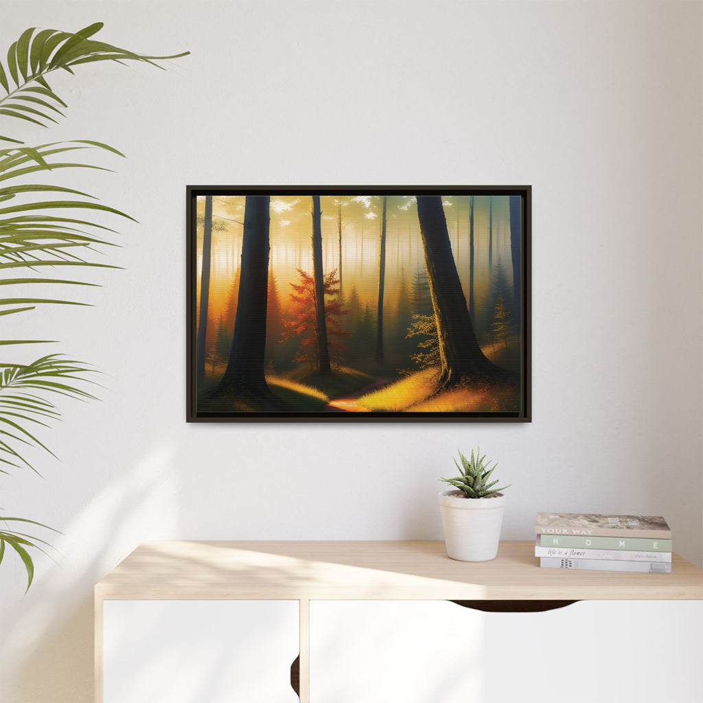 Wall Art Print - Misty Forest Sunrise