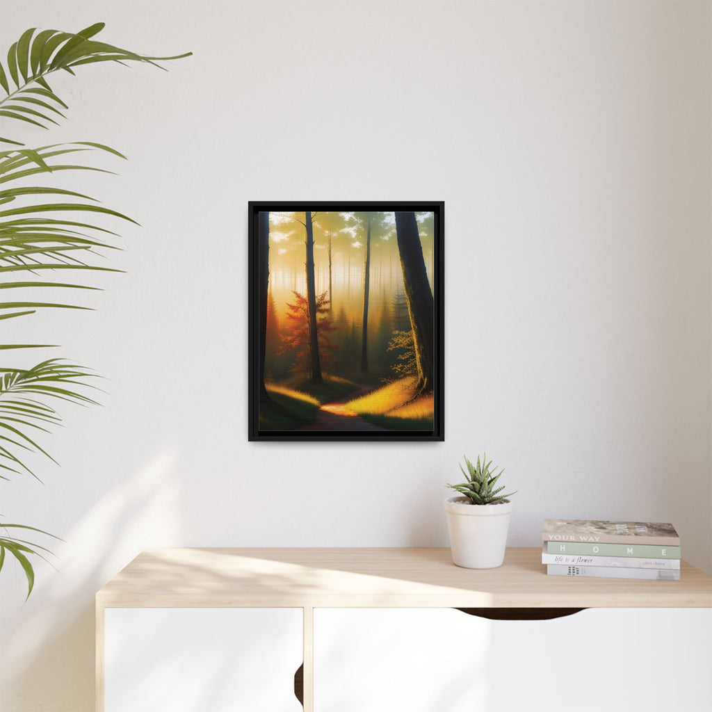 Wall Art Print - Misty Forest Sunrise