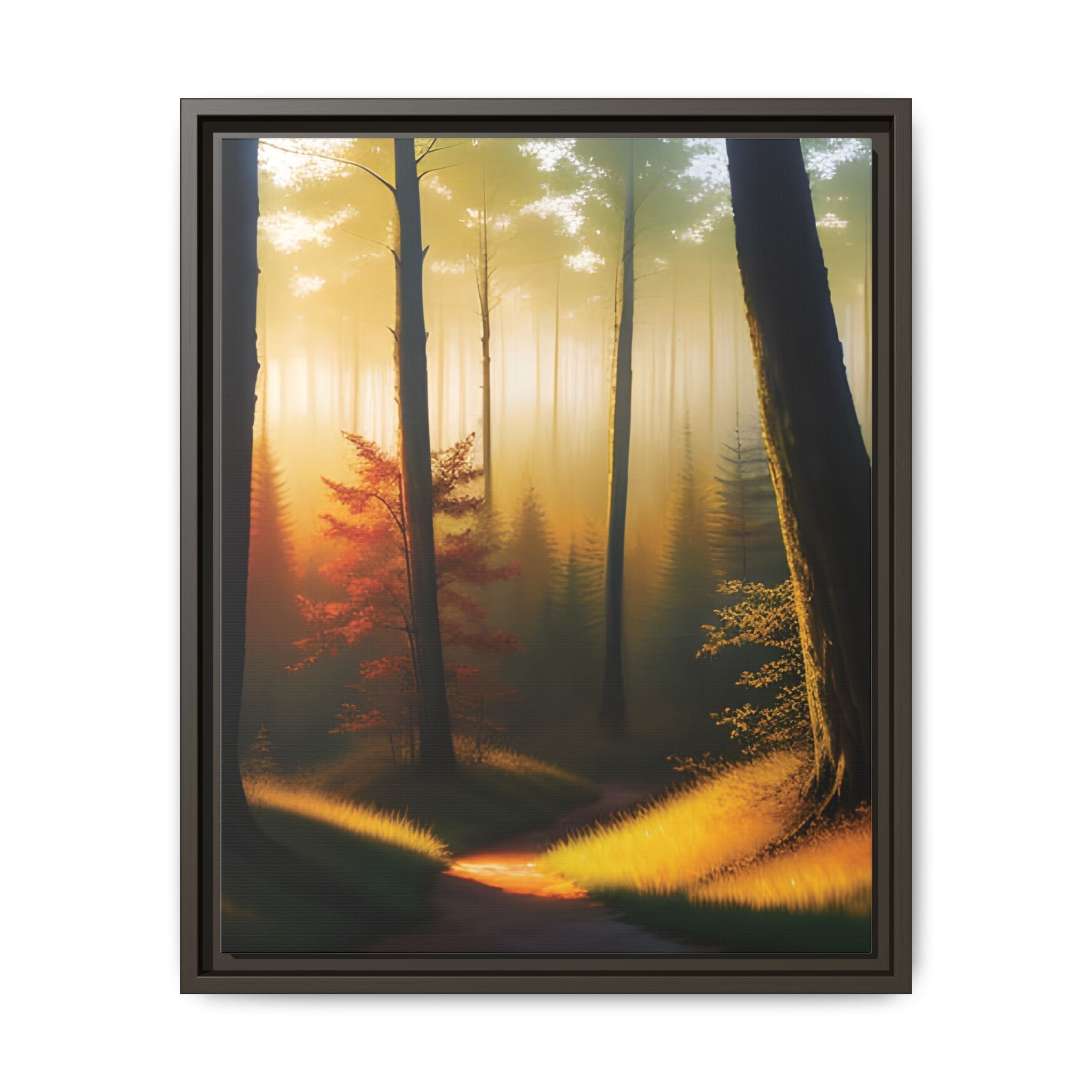 Wall Art Print - Misty Forest Sunrise