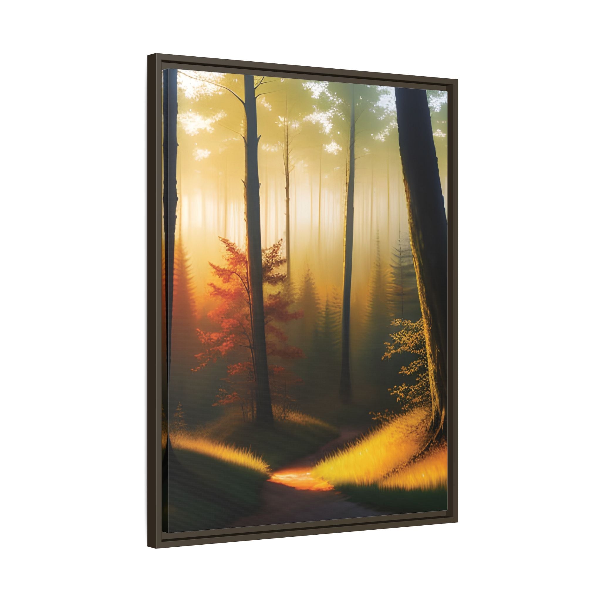 Wall Art Print - Misty Forest Sunrise