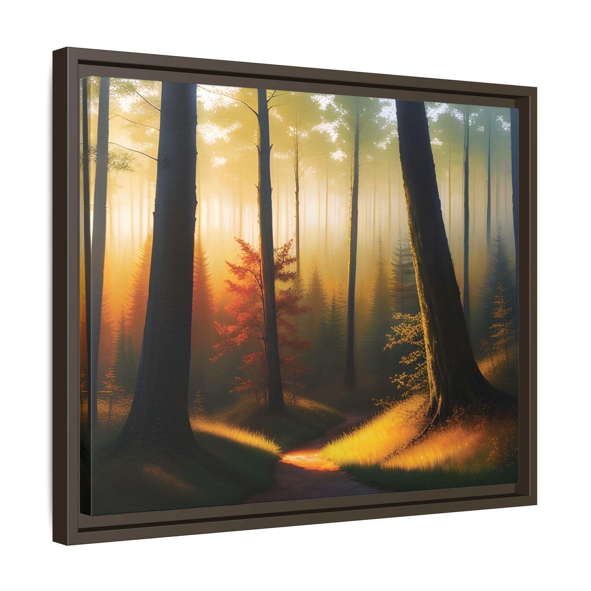 Wall Art Print - Misty Forest Sunrise