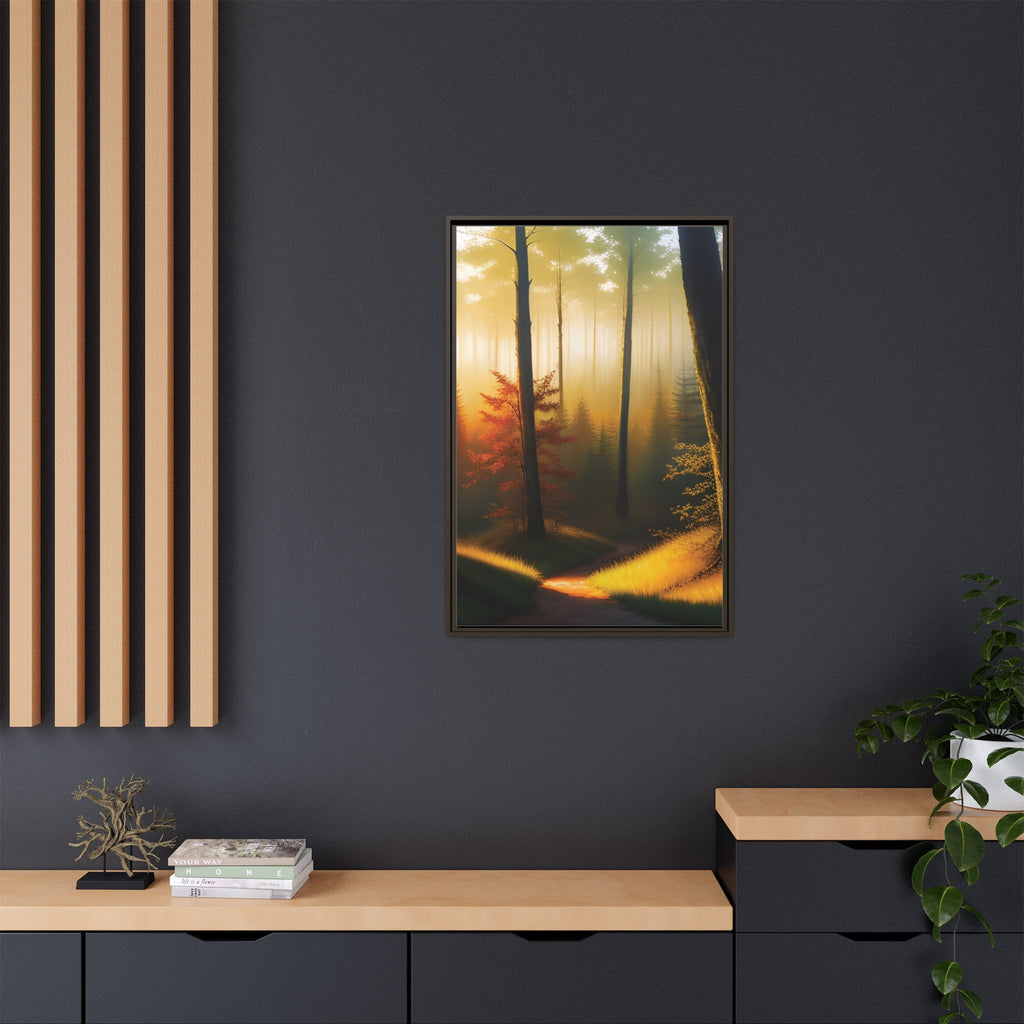 Wall Art Print - Misty Forest Sunrise