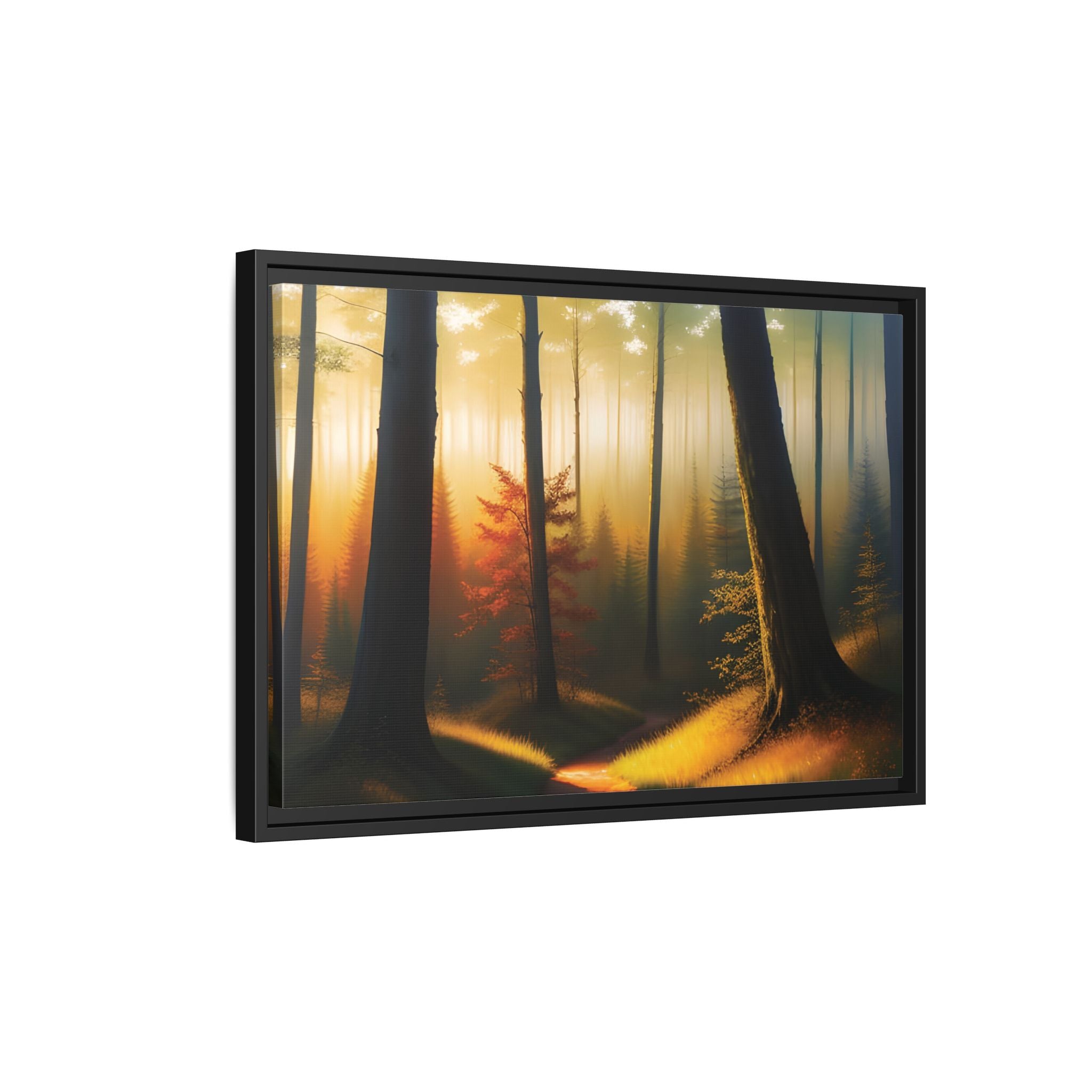 Wall Art Print - Misty Forest Sunrise
