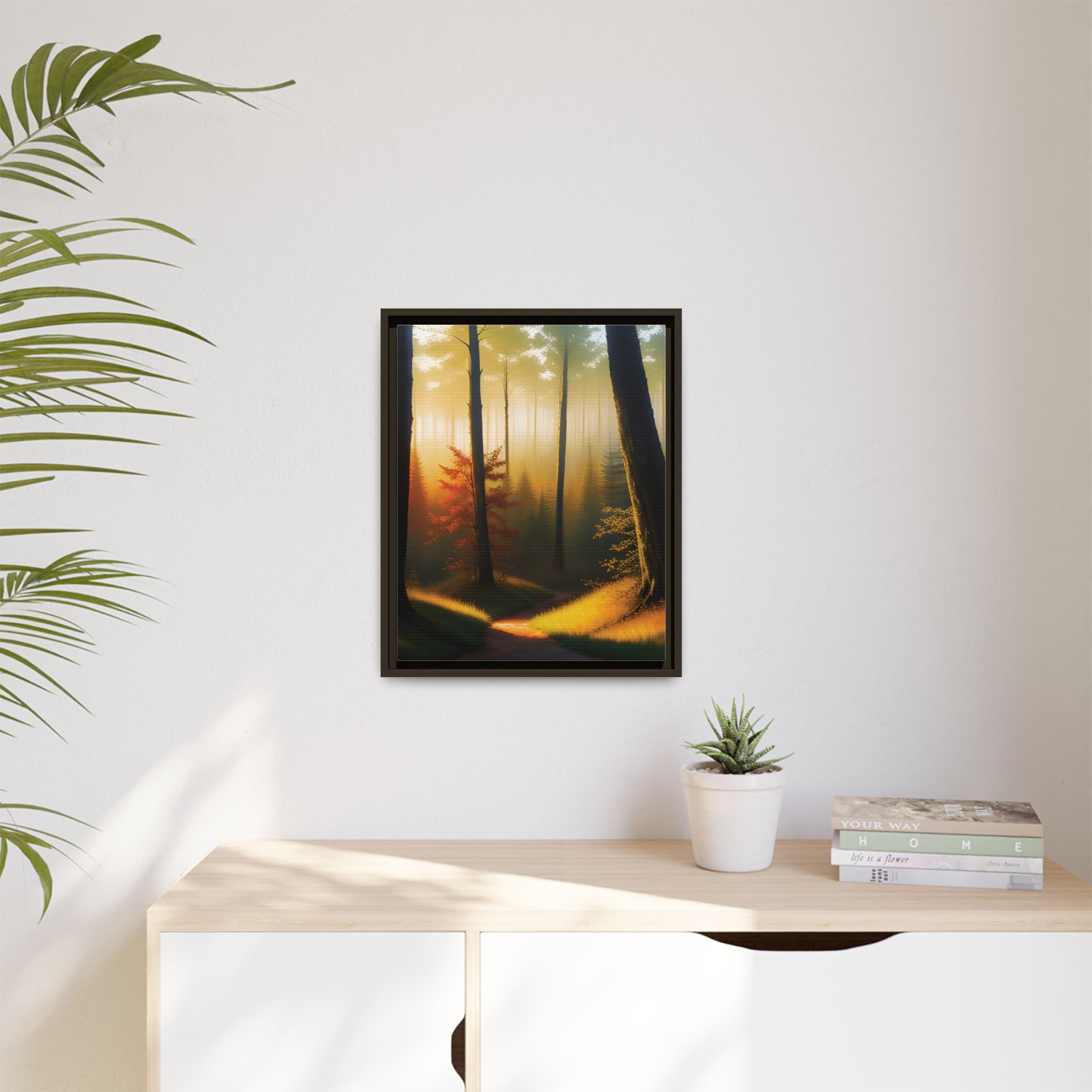 Wall Art Print - Misty Forest Sunrise
