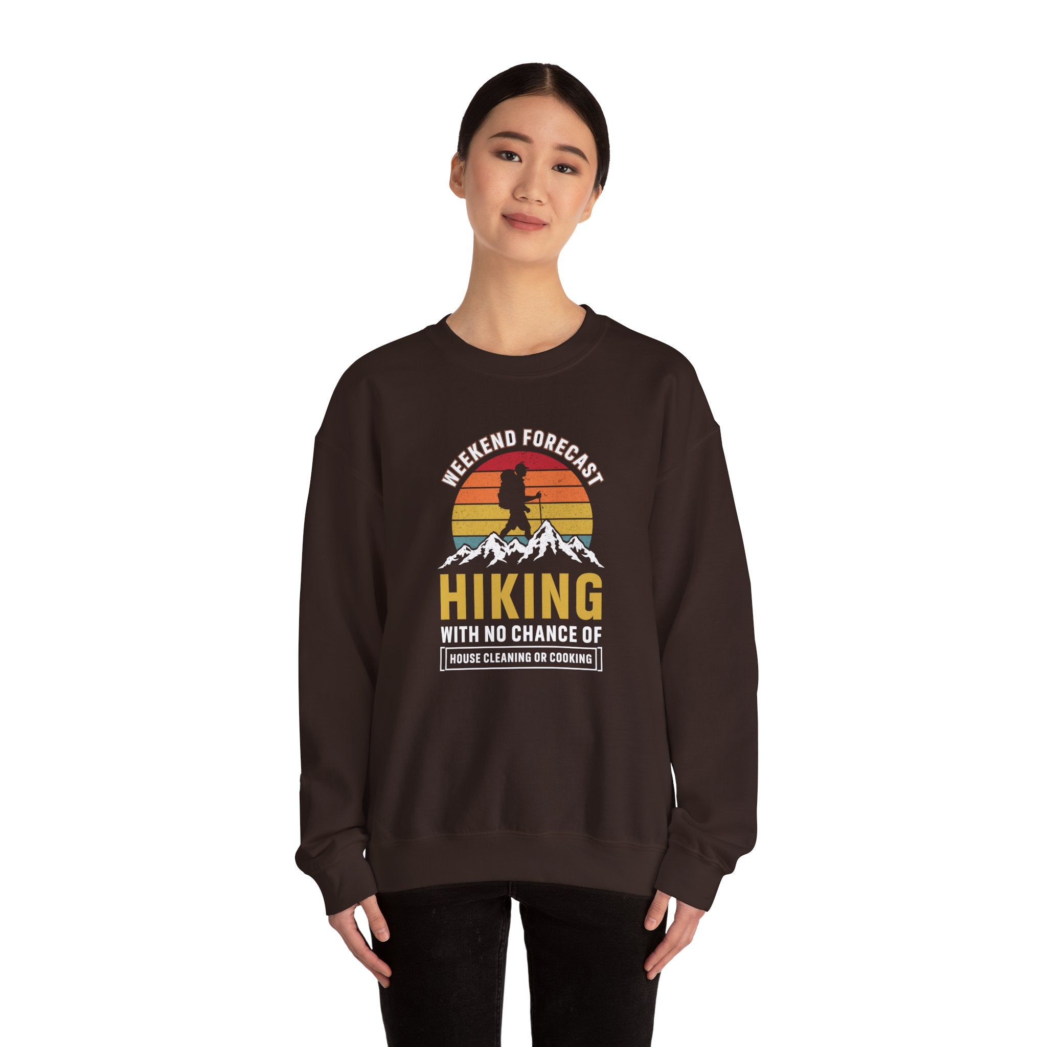 Spirited Trail-Lover Crew Sweatshirt