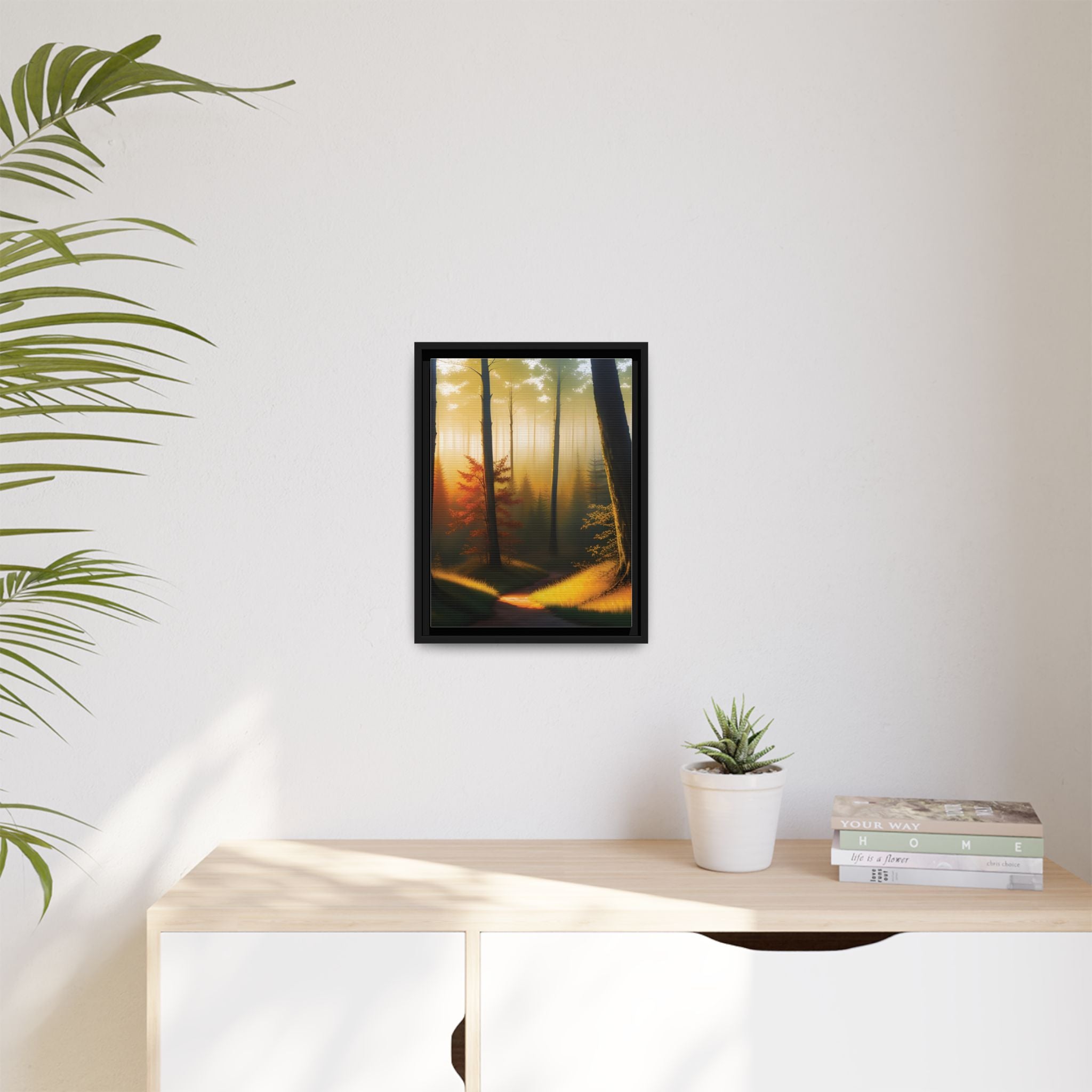 Wall Art Print - Misty Forest Sunrise