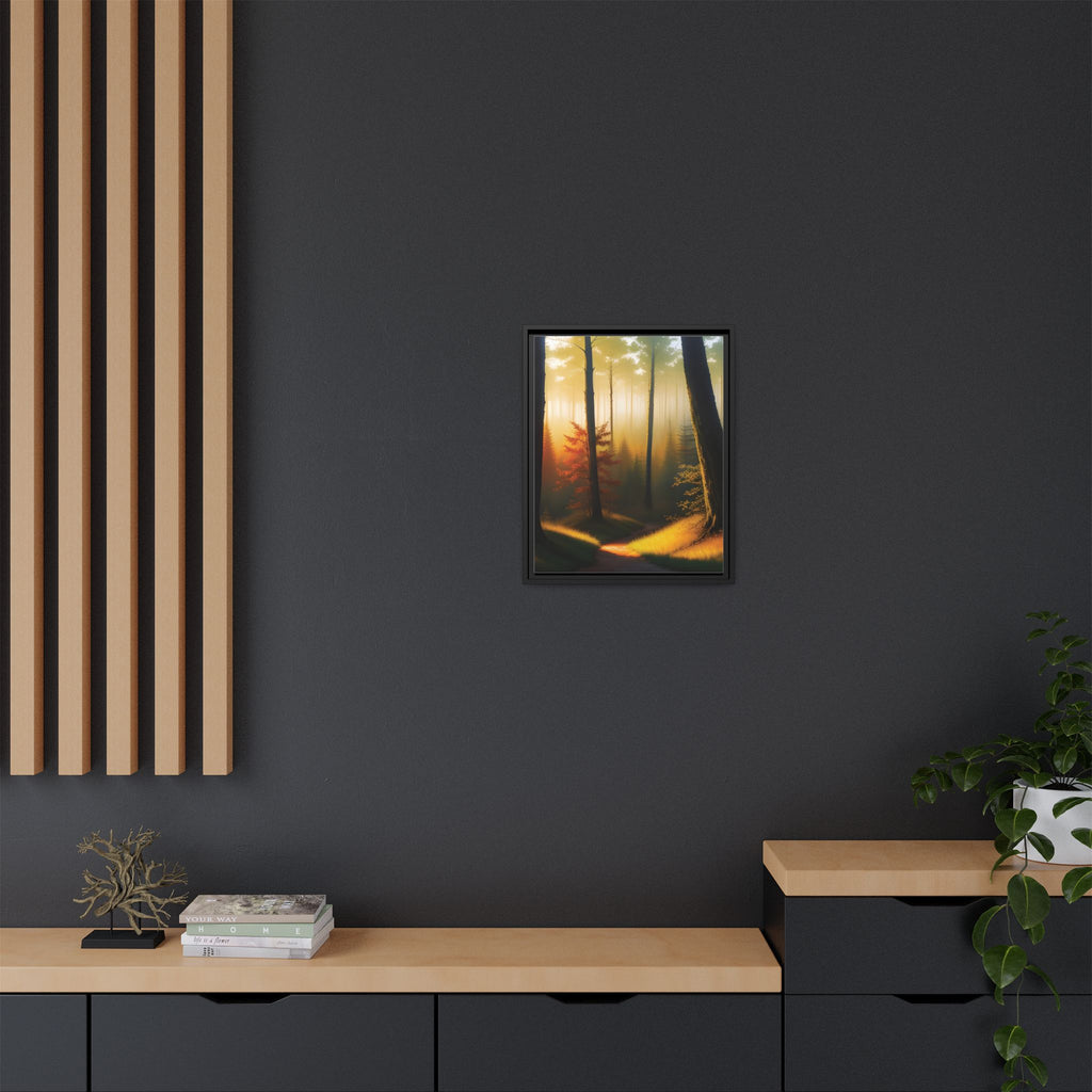 Wall Art Print - Misty Forest Sunrise