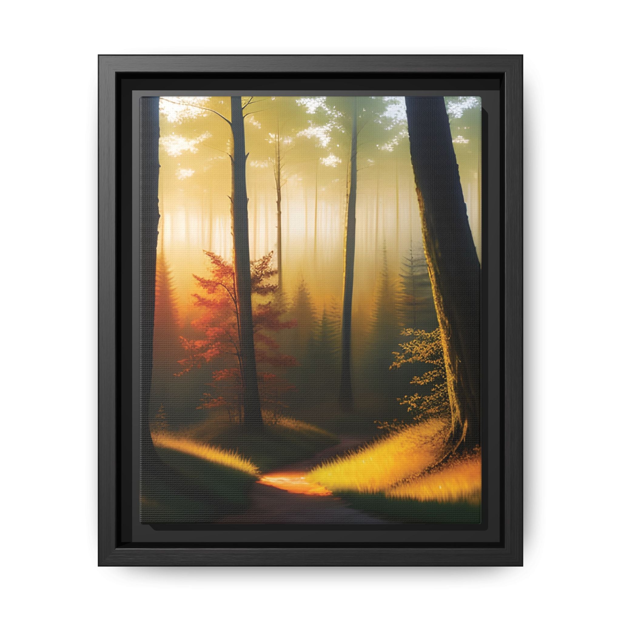 Wall Art Print - Misty Forest Sunrise