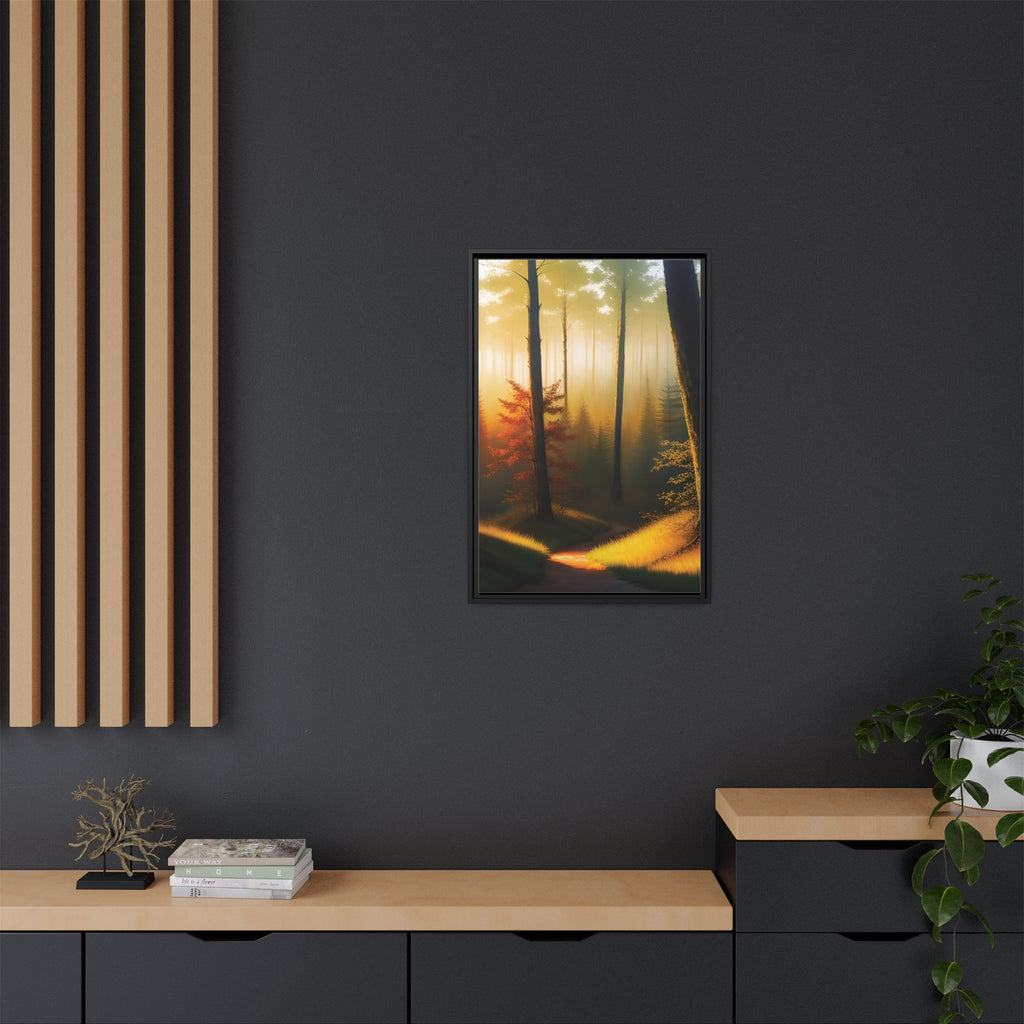 Wall Art Print - Misty Forest Sunrise