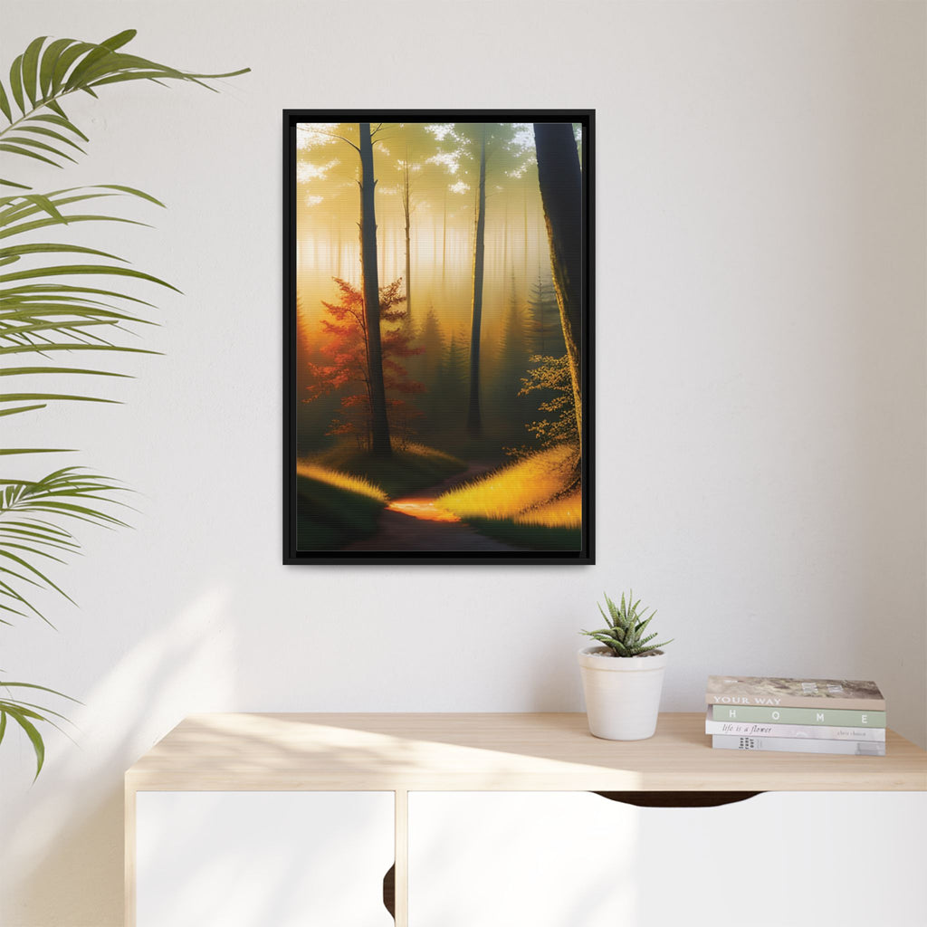 Wall Art Print - Misty Forest Sunrise