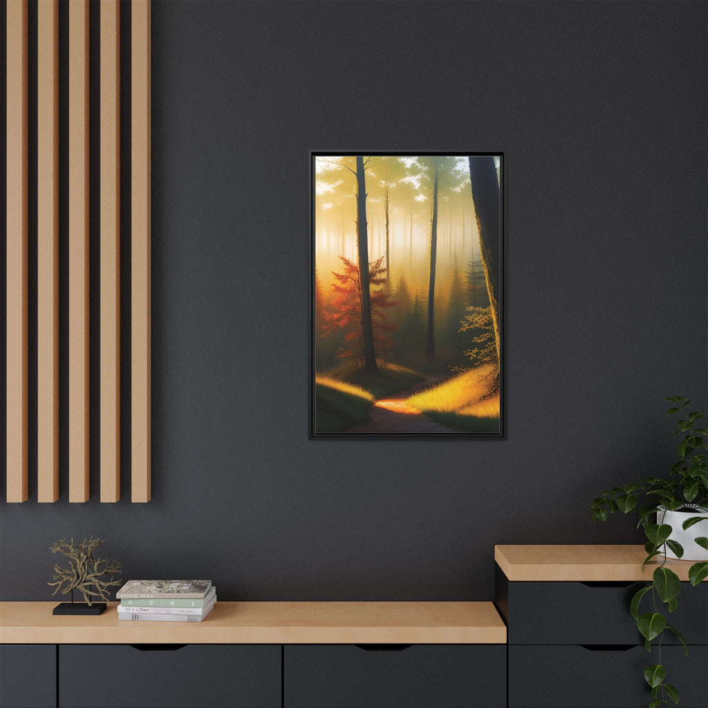 Wall Art Print - Misty Forest Sunrise