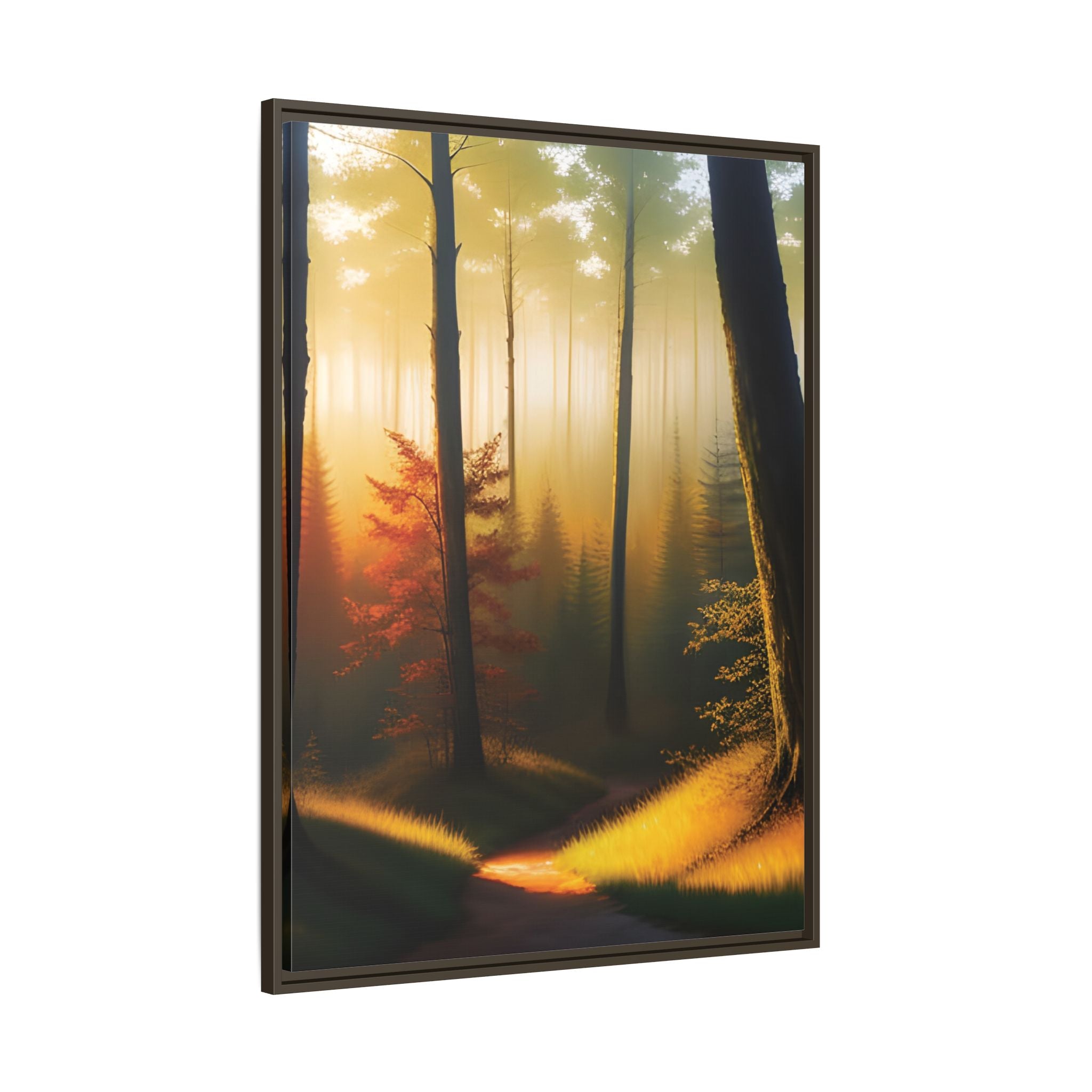 Wall Art Print - Misty Forest Sunrise