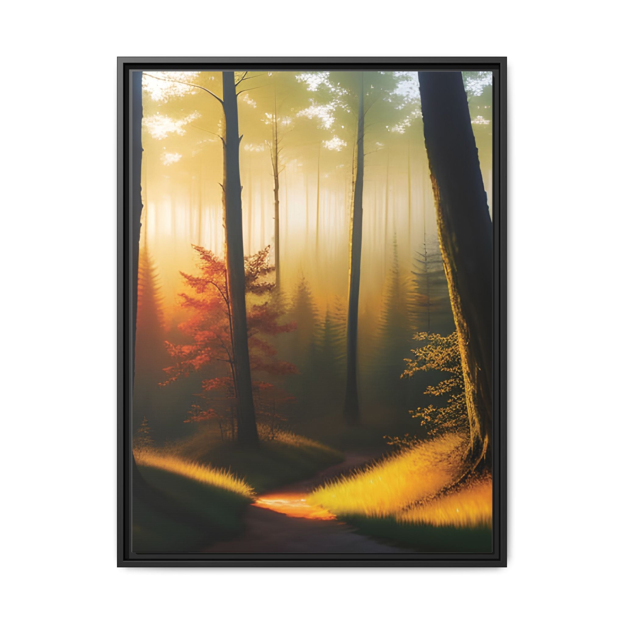 Wall Art Print - Misty Forest Sunrise