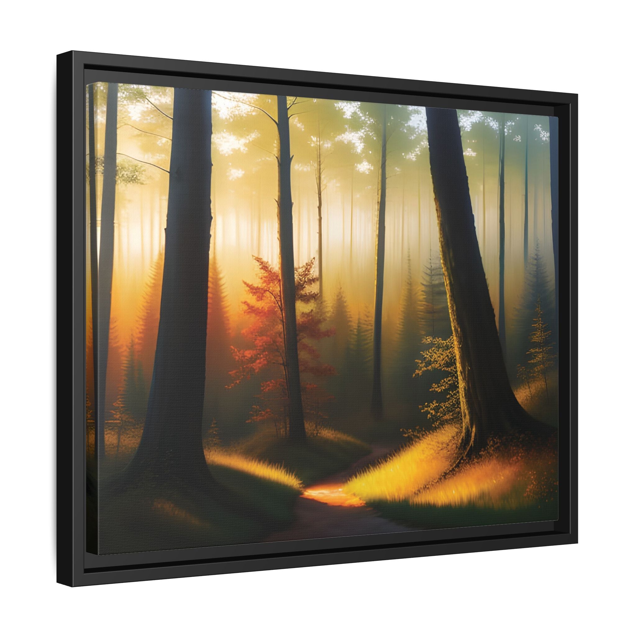 Wall Art Print - Misty Forest Sunrise