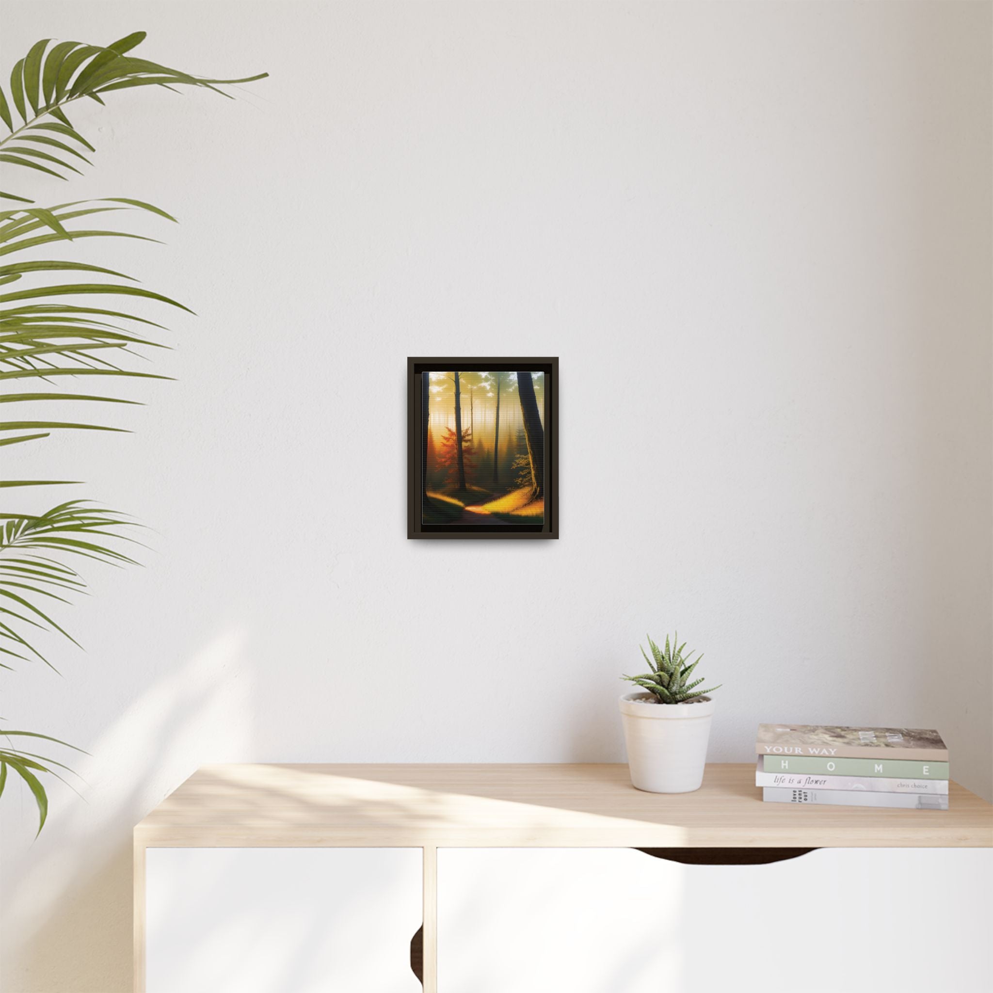 Wall Art Print - Misty Forest Sunrise