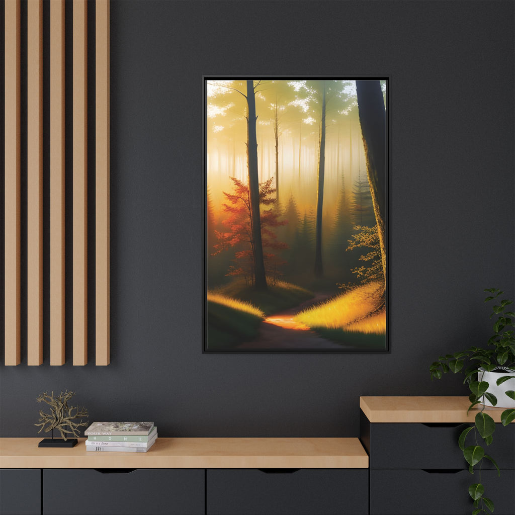 Wall Art Print - Misty Forest Sunrise