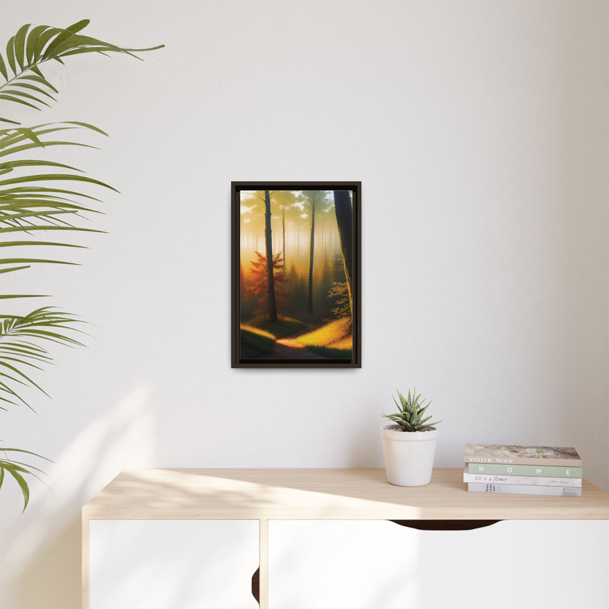 Wall Art Print - Misty Forest Sunrise