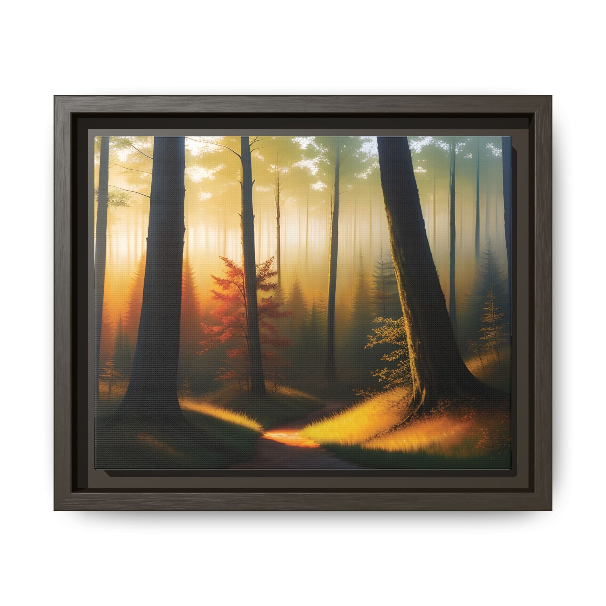 Wall Art Print - Misty Forest Sunrise