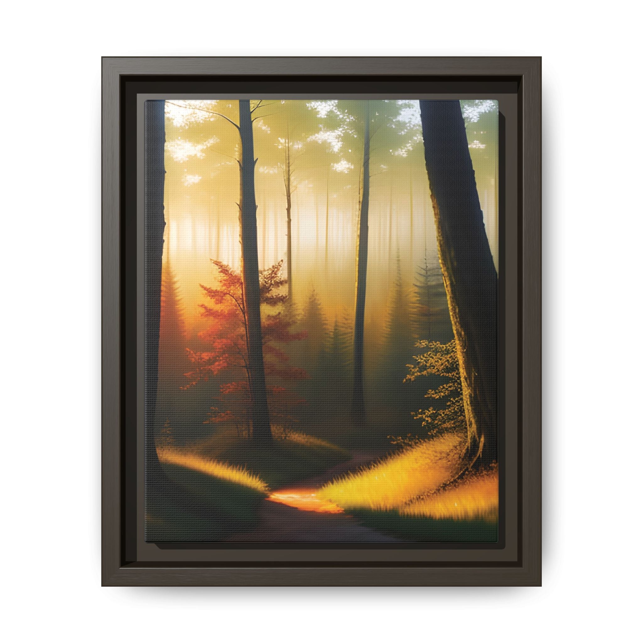 Wall Art Print - Misty Forest Sunrise