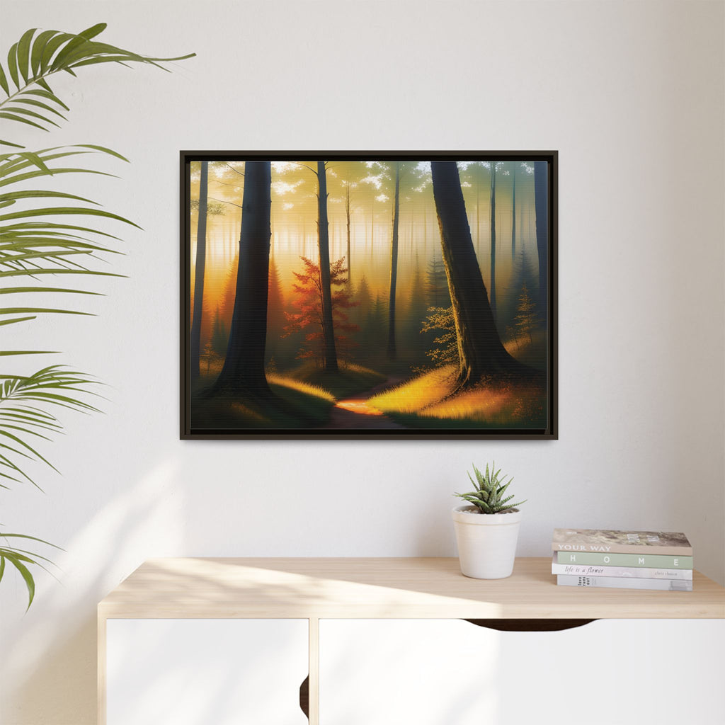 Wall Art Print - Misty Forest Sunrise