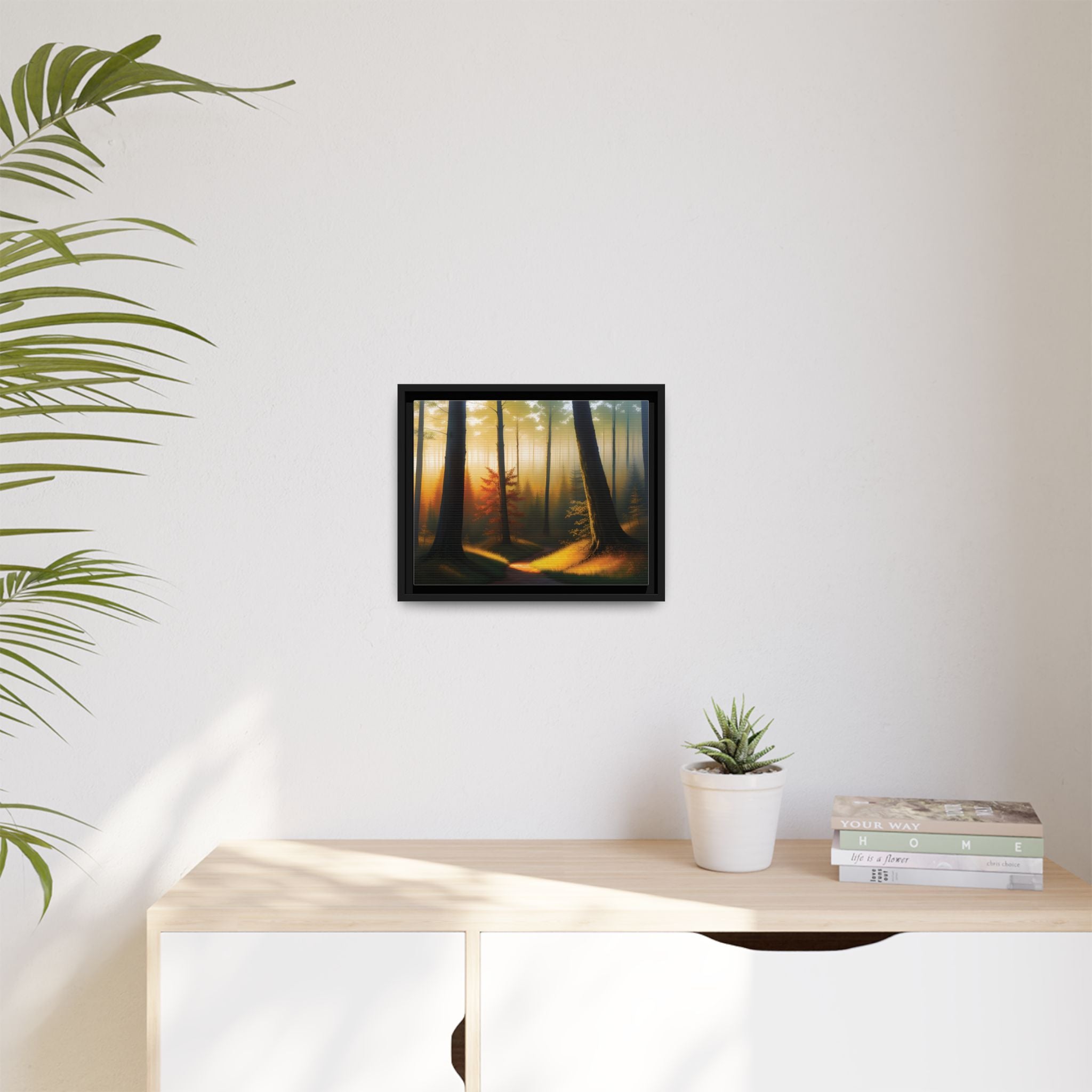 Wall Art Print - Misty Forest Sunrise