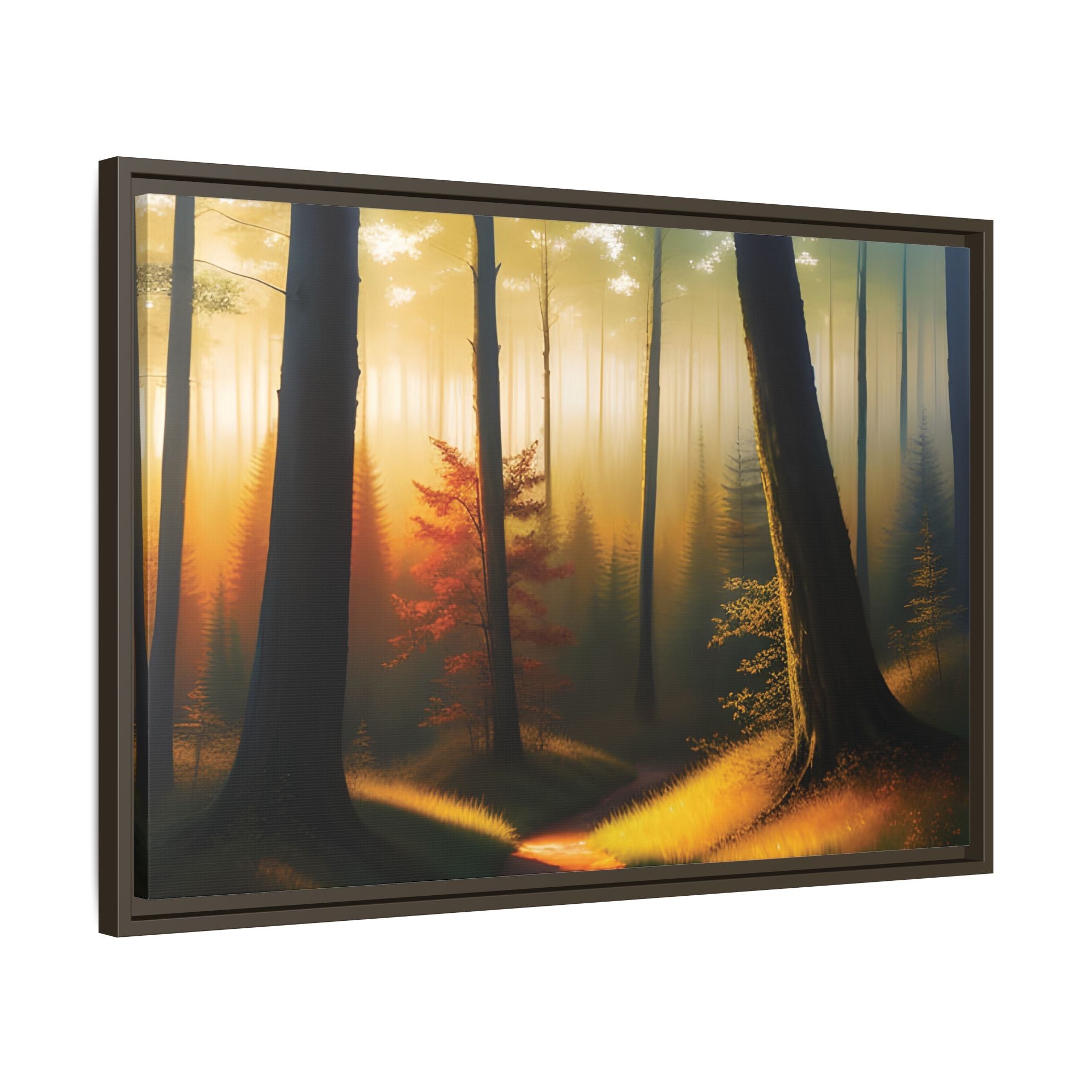 Wall Art Print - Misty Forest Sunrise