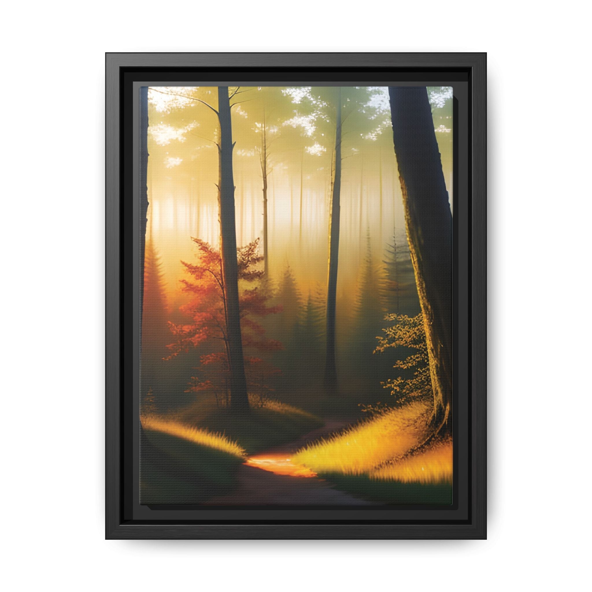 Wall Art Print - Misty Forest Sunrise