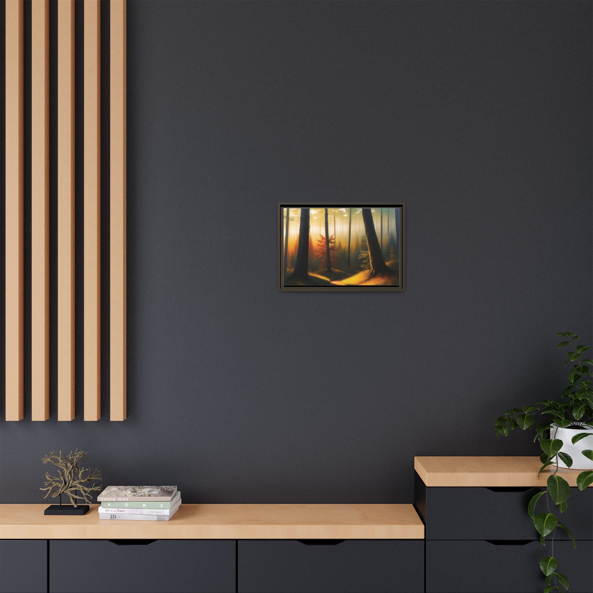 Wall Art Print - Misty Forest Sunrise