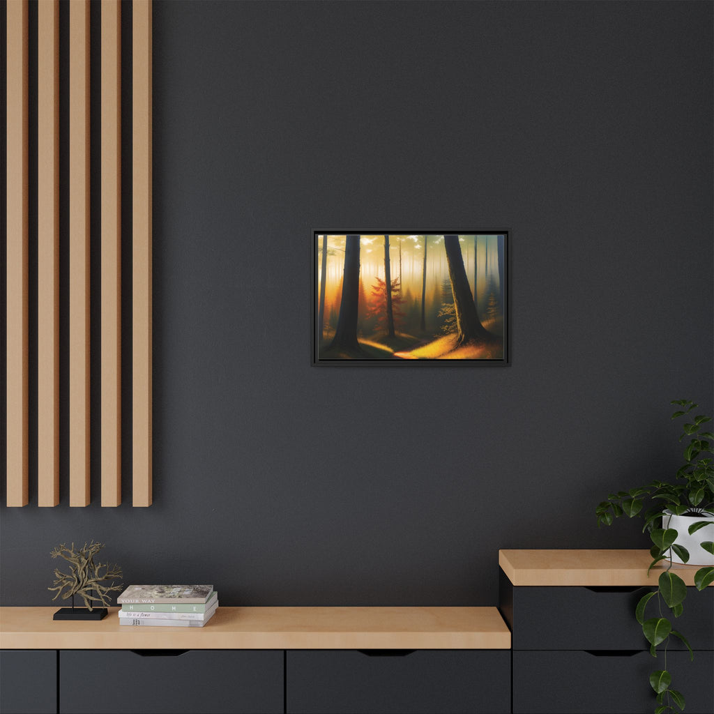 Wall Art Print - Misty Forest Sunrise