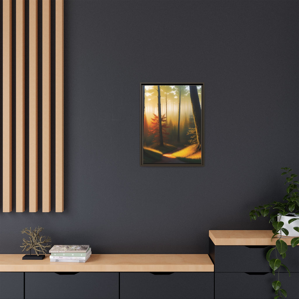 Wall Art Print - Misty Forest Sunrise