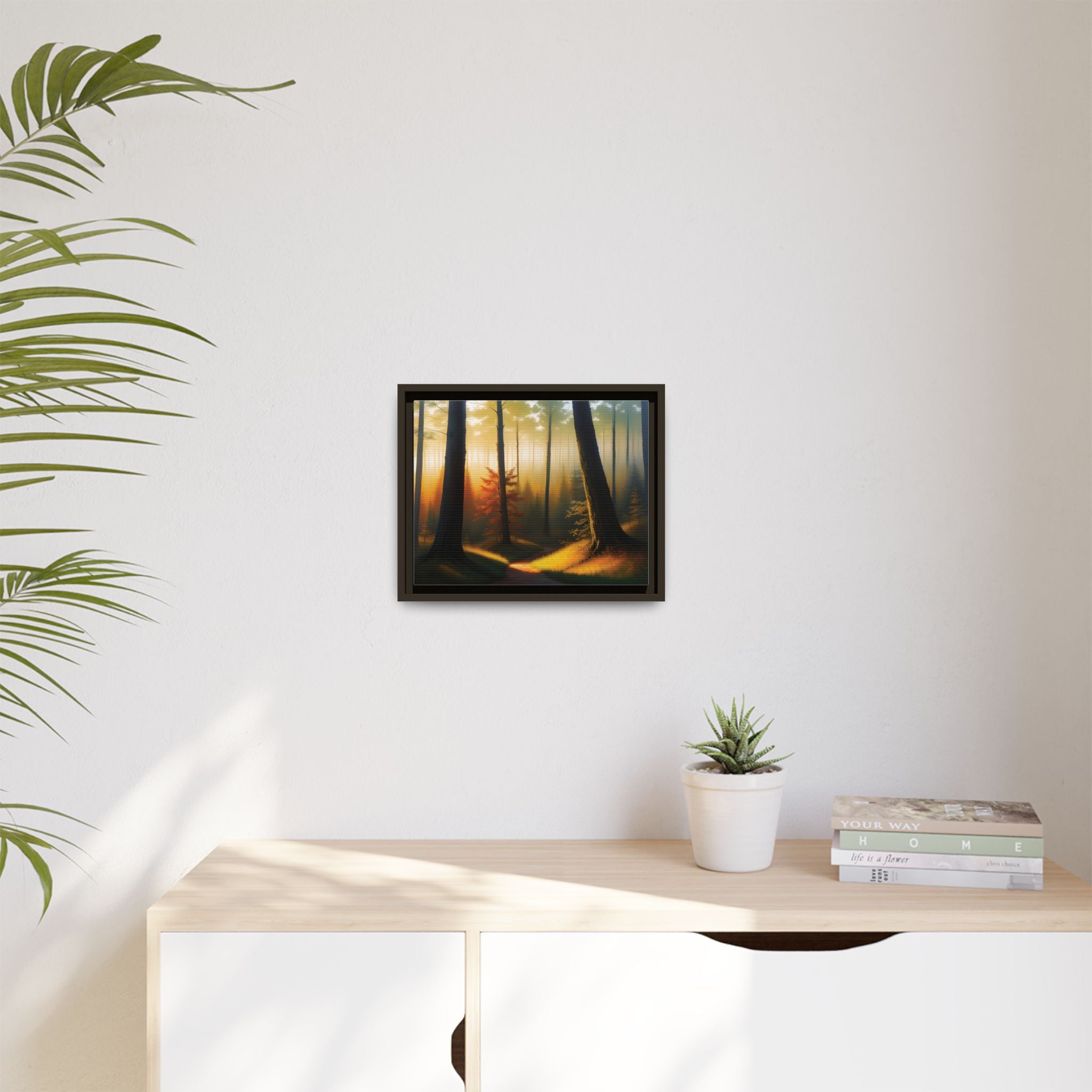 Wall Art Print - Misty Forest Sunrise