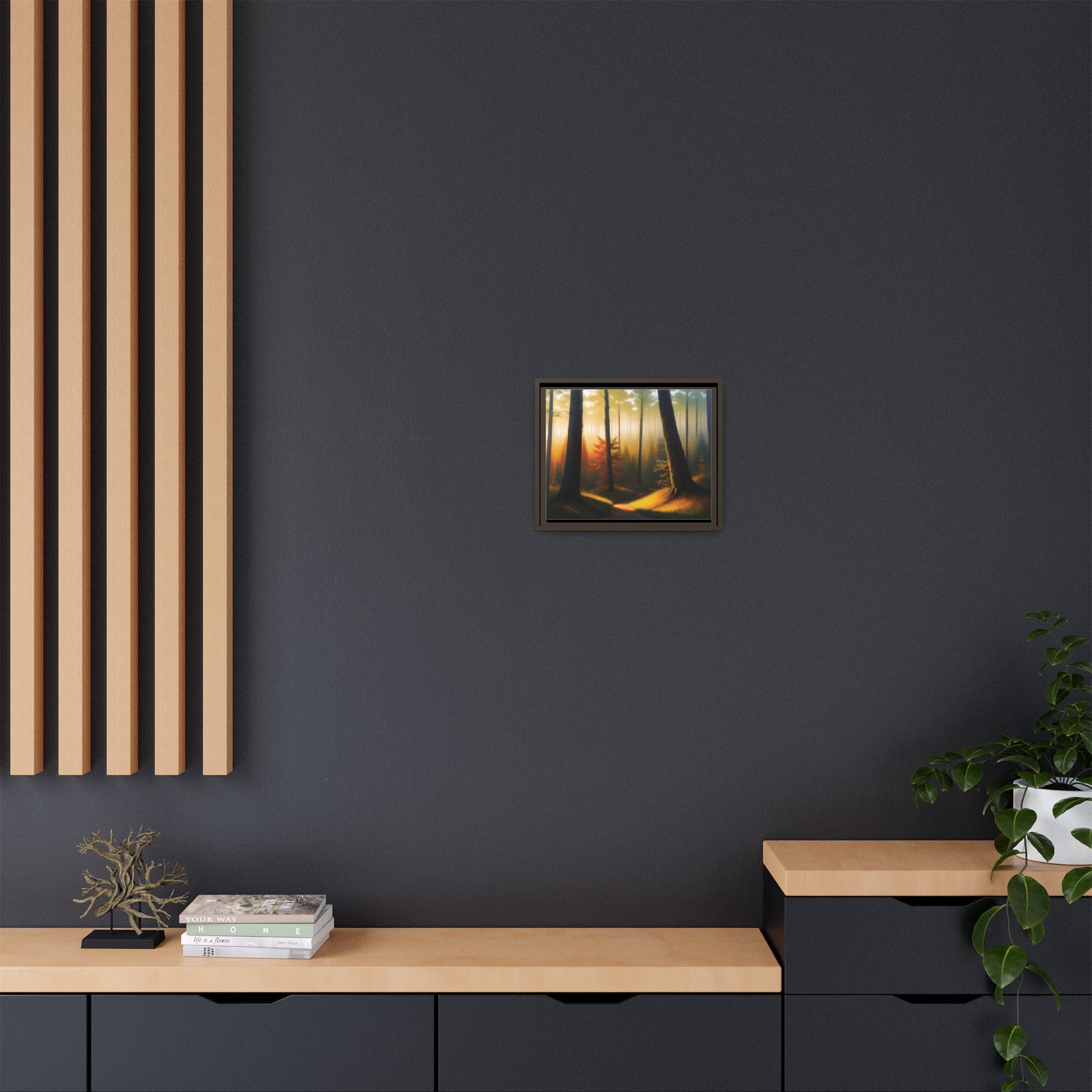 Wall Art Print - Misty Forest Sunrise