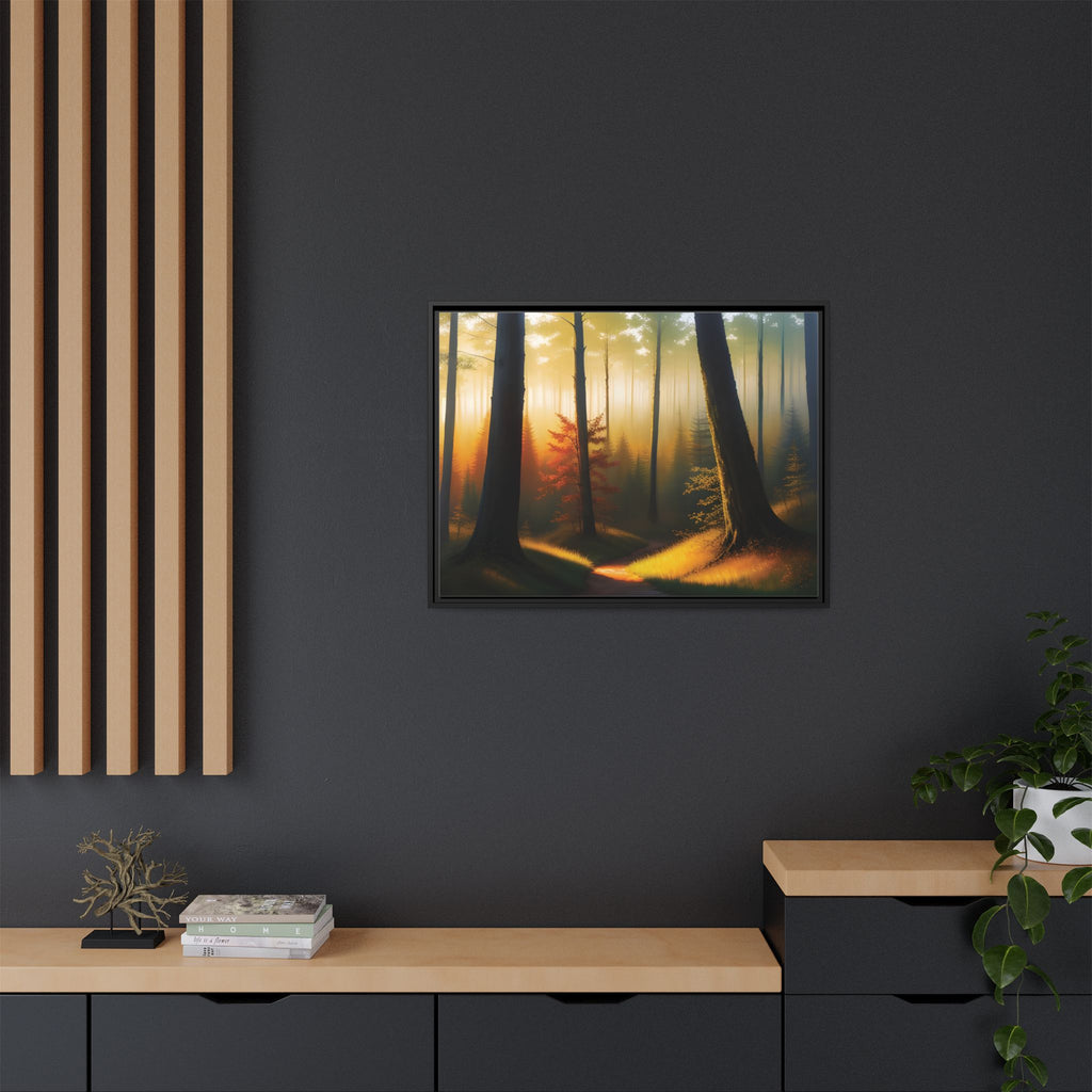 Wall Art Print - Misty Forest Sunrise