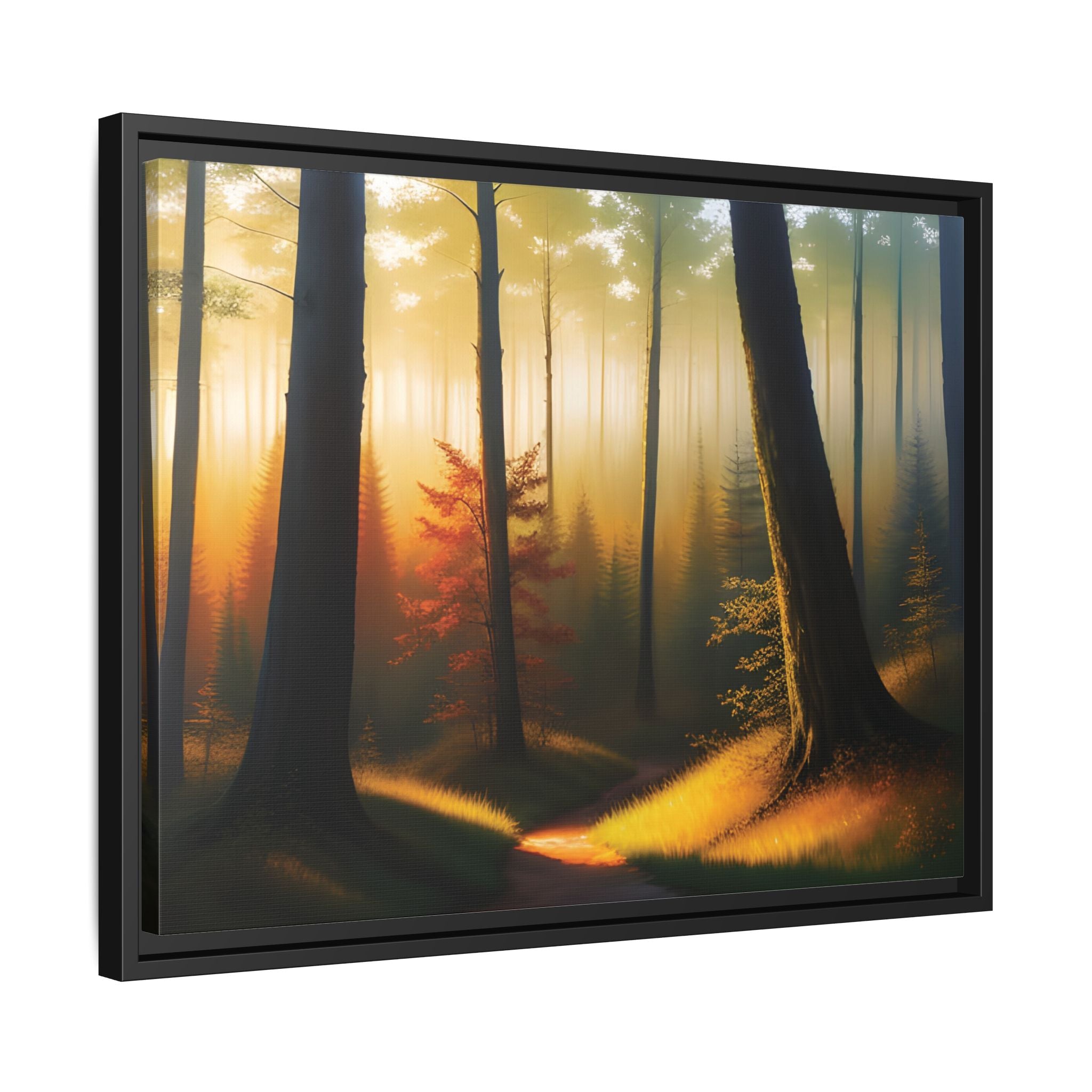 Wall Art Print - Misty Forest Sunrise
