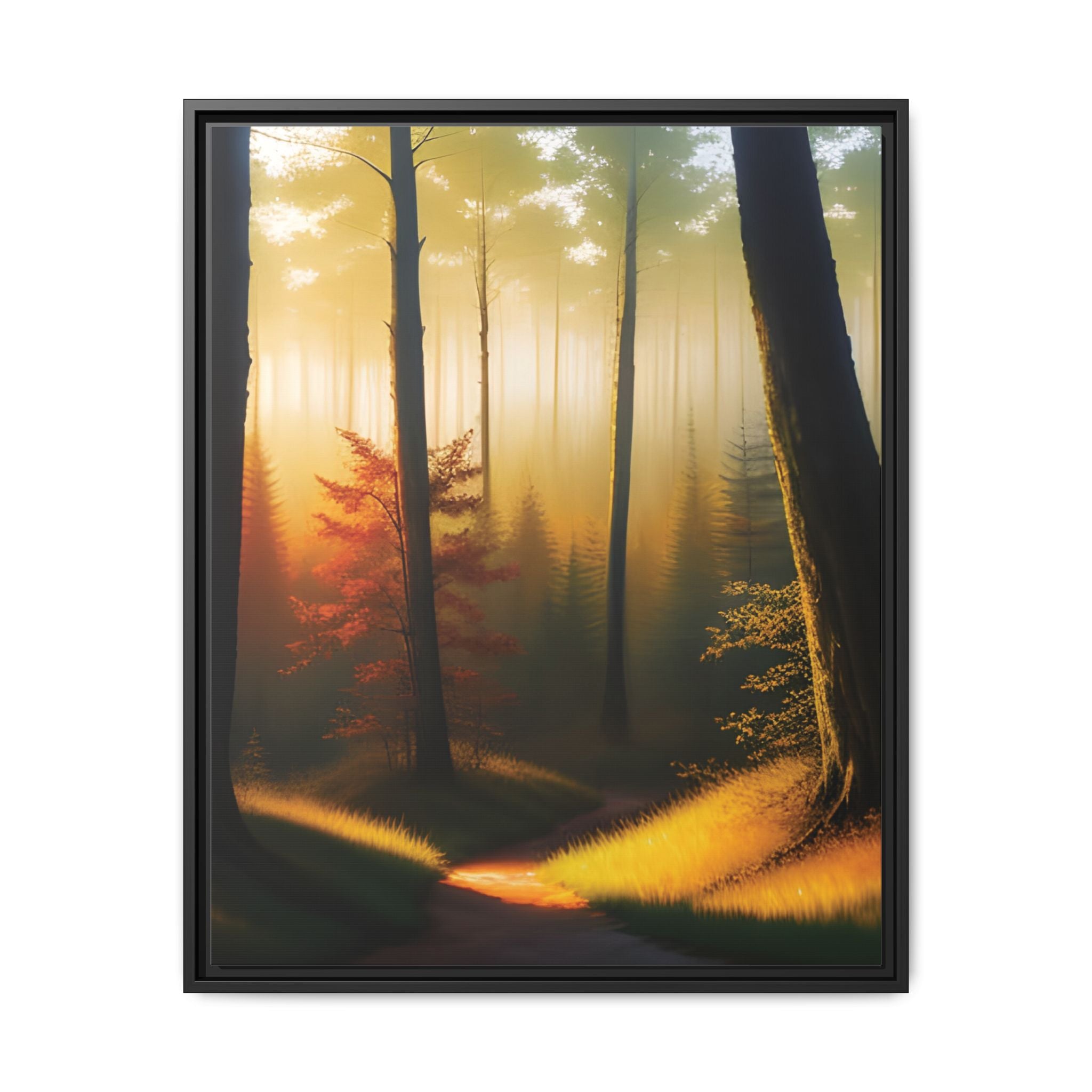 Wall Art Print - Misty Forest Sunrise
