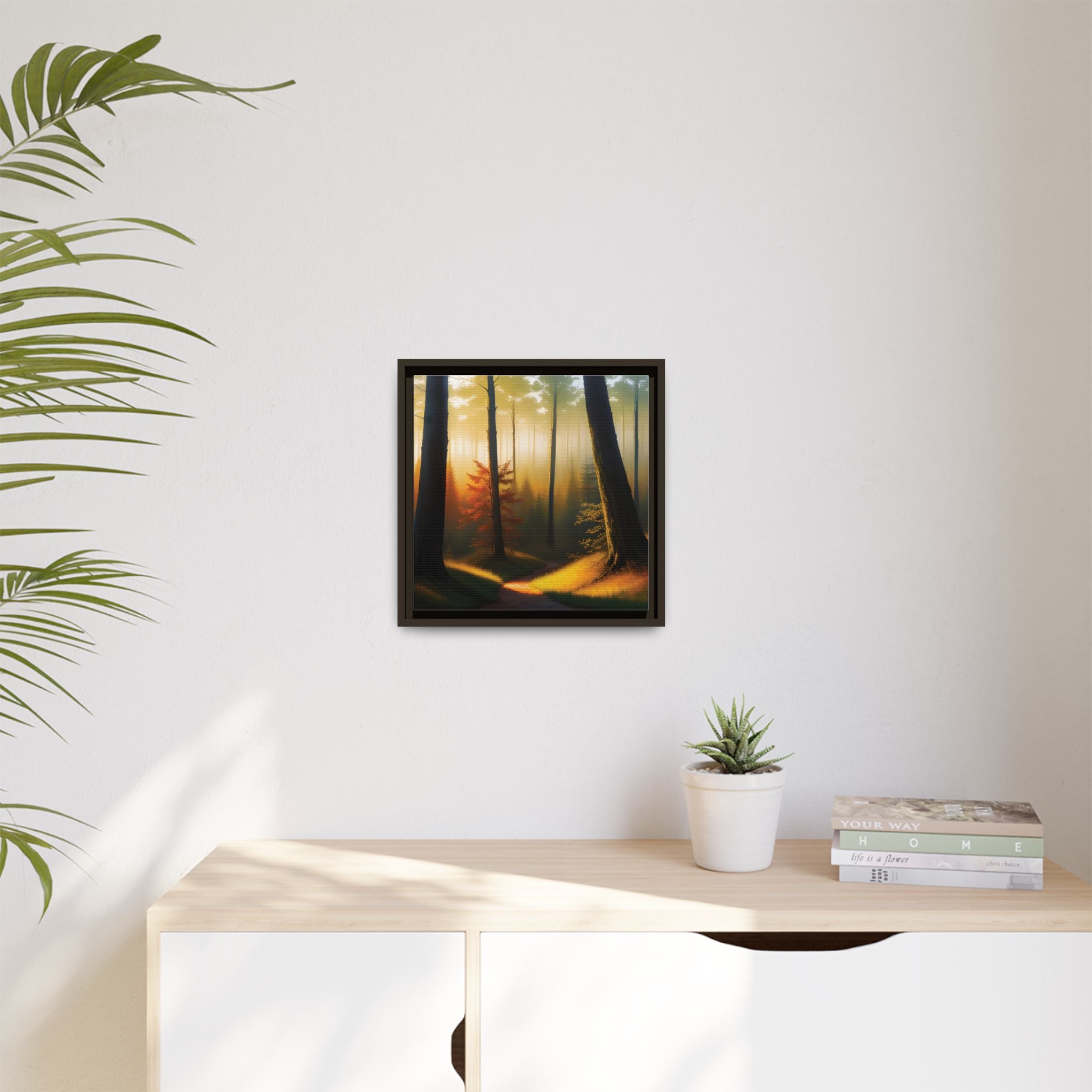 Wall Art Print - Misty Forest Sunrise