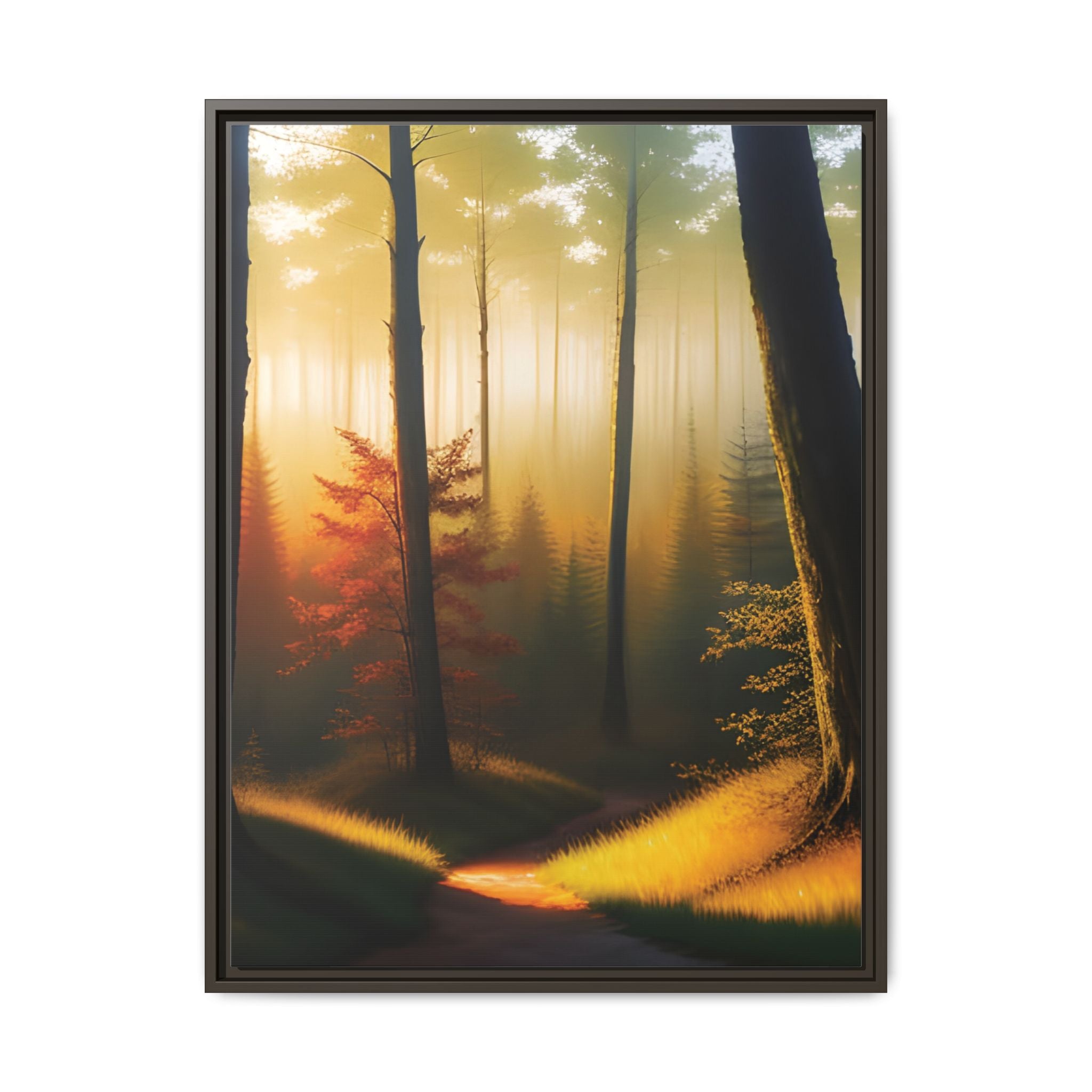 Wall Art Print - Misty Forest Sunrise