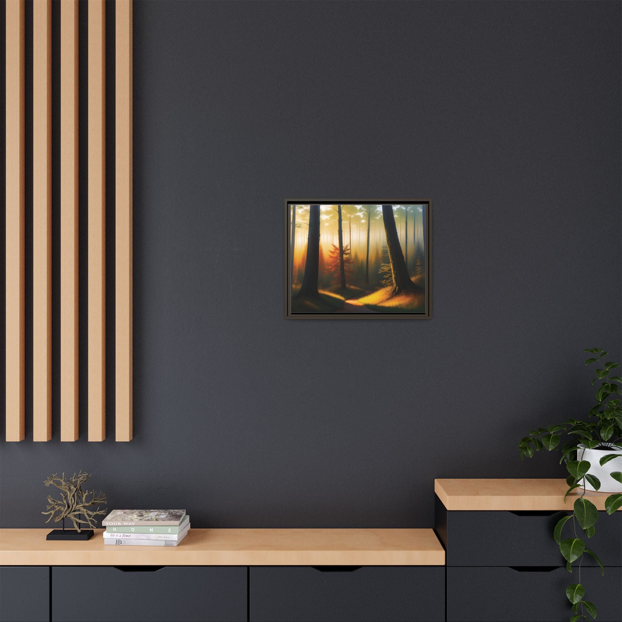 Wall Art Print - Misty Forest Sunrise