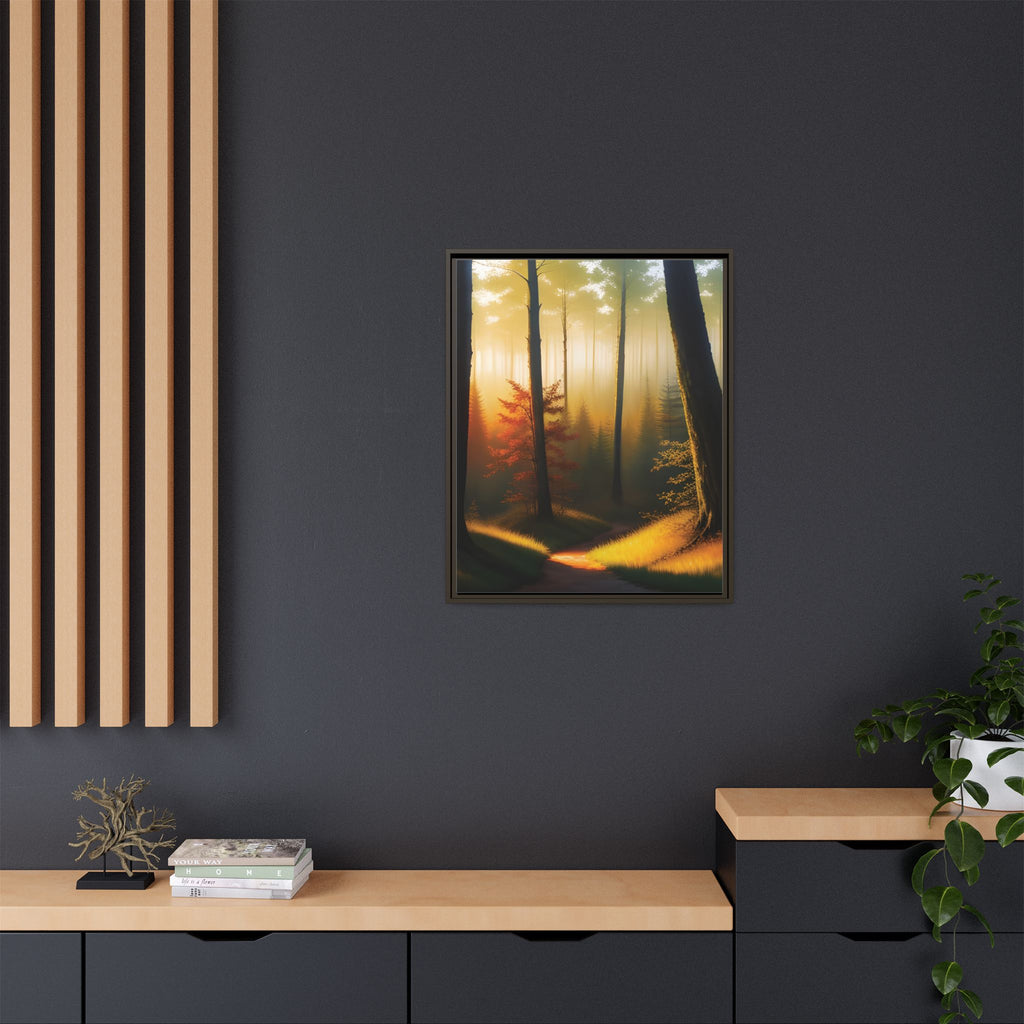 Wall Art Print - Misty Forest Sunrise