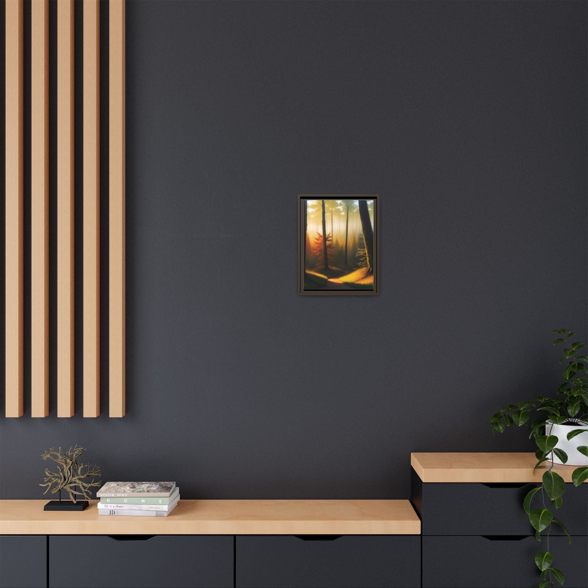 Wall Art Print - Misty Forest Sunrise